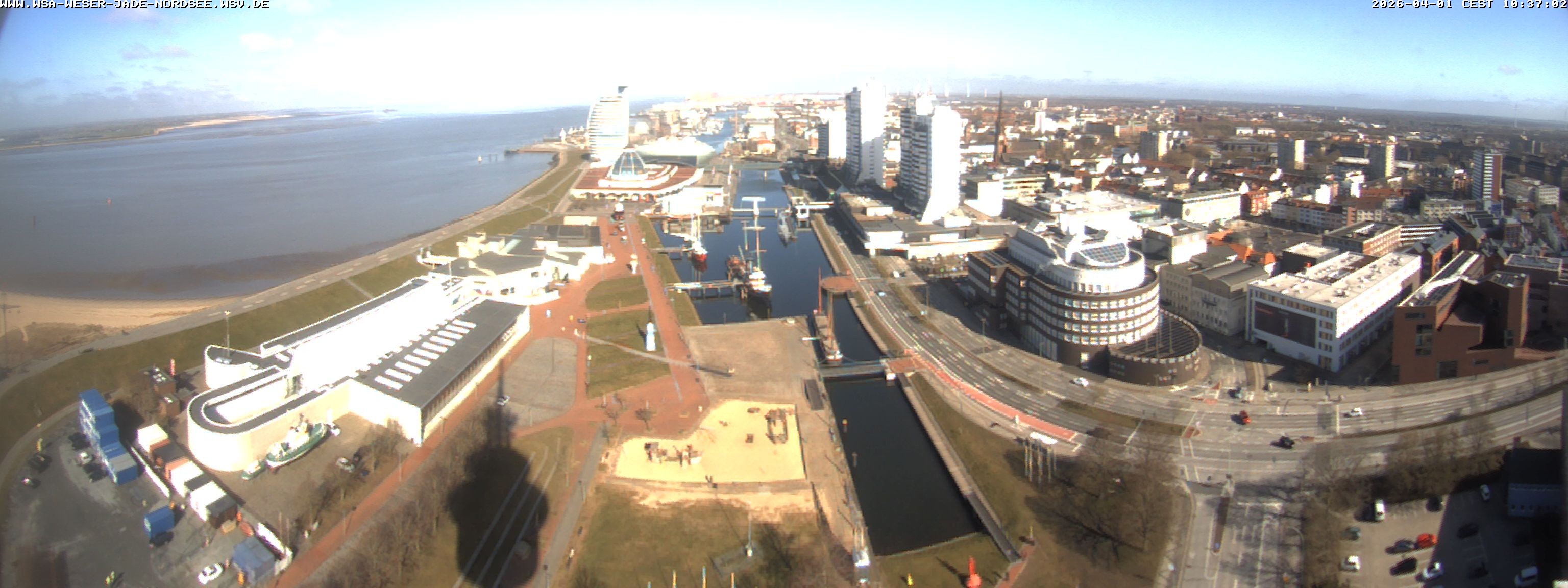 Archiv Foto Webcam Bremerhaven: Alter und Neuer Hafen