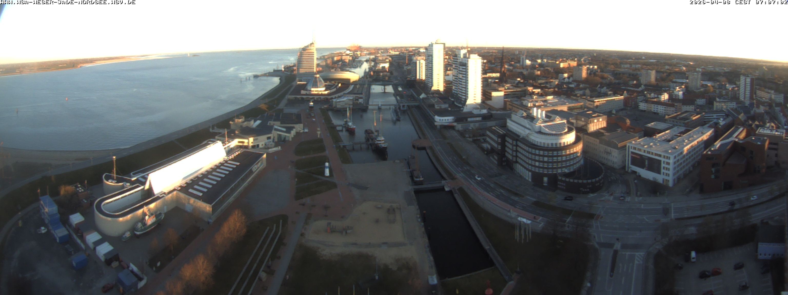 Archiv Foto Webcam Bremerhaven: Alter und Neuer Hafen