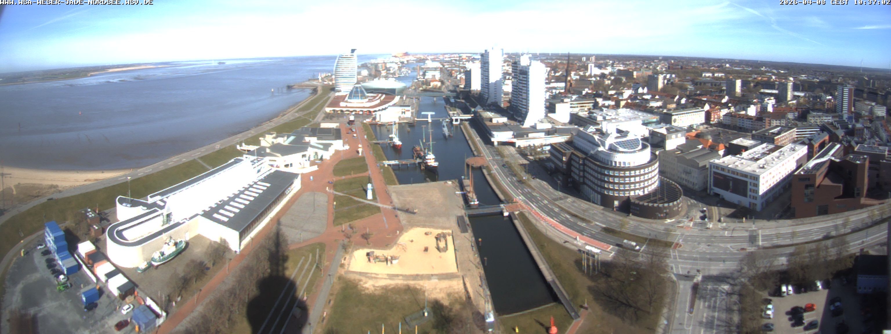 Archiv Foto Webcam Bremerhaven: Alter und Neuer Hafen