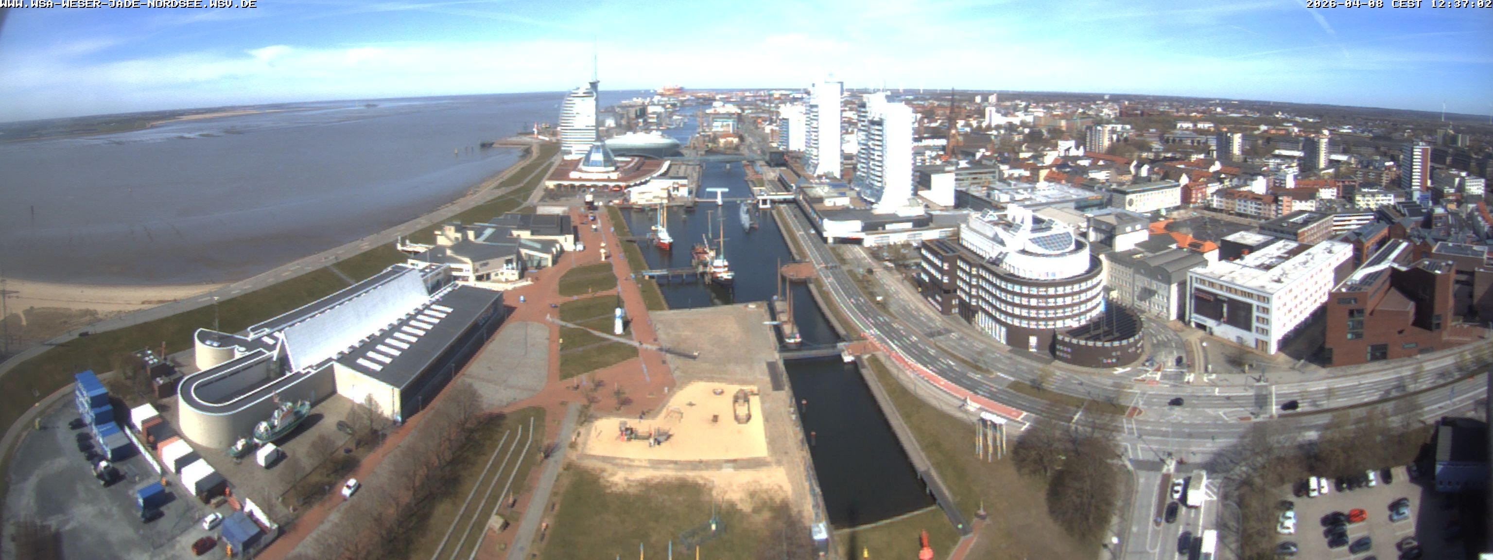 Archiv Foto Webcam Bremerhaven: Alter und Neuer Hafen