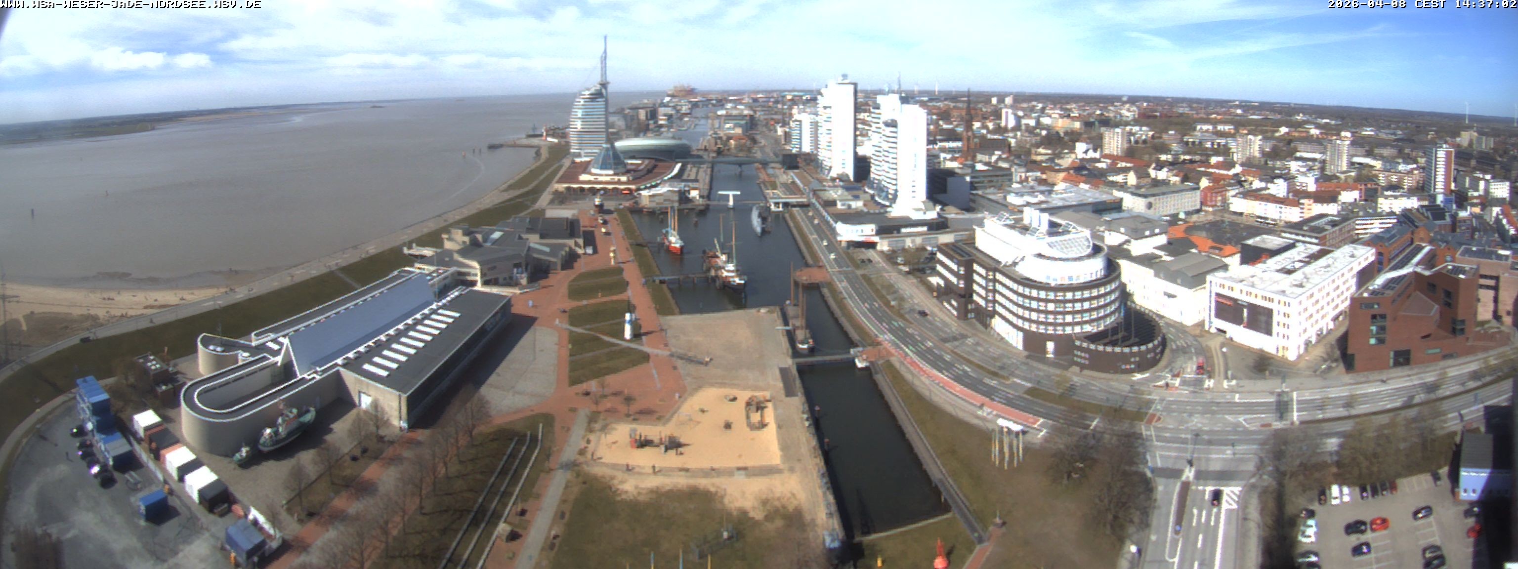 Archiv Foto Webcam Bremerhaven: Alter und Neuer Hafen