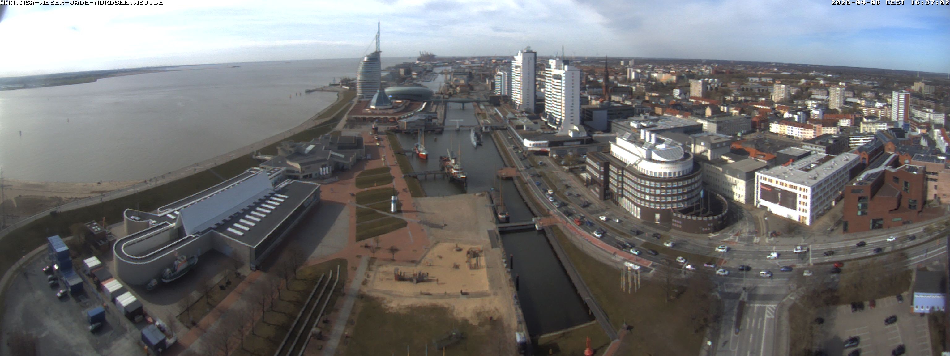 Archiv Foto Webcam Bremerhaven: Alter und Neuer Hafen