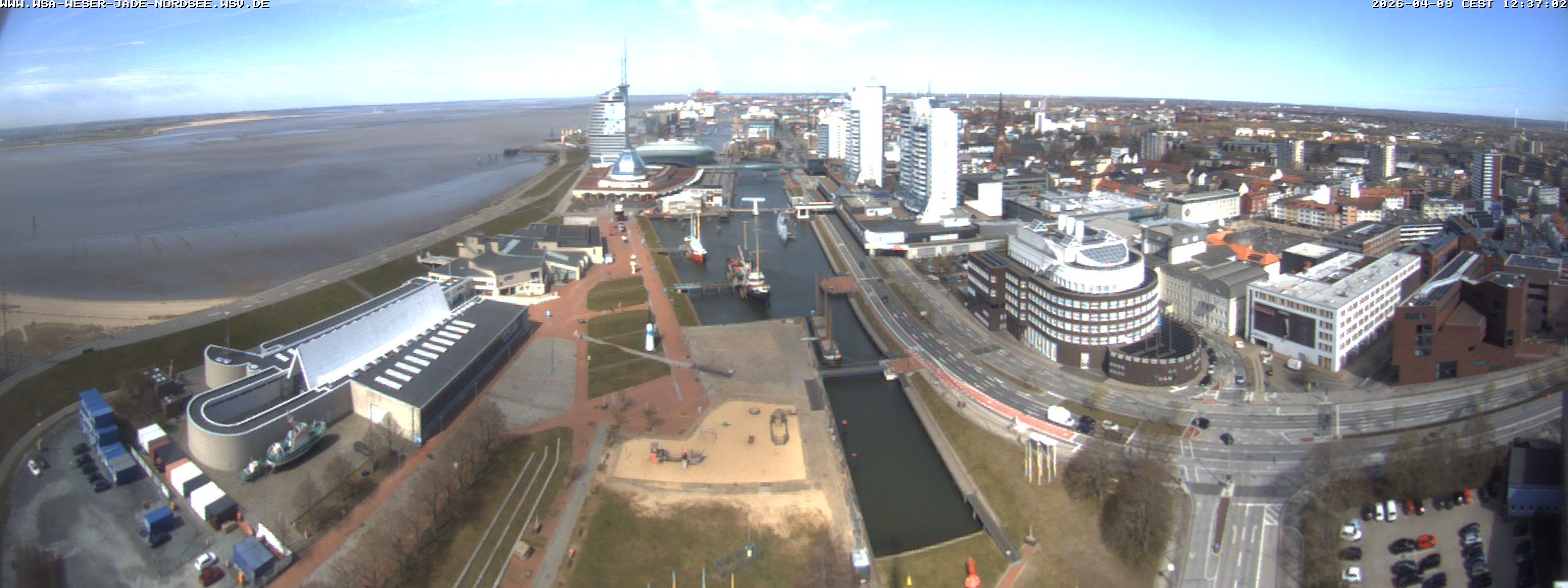 Archiv Foto Webcam Bremerhaven: Alter und Neuer Hafen
