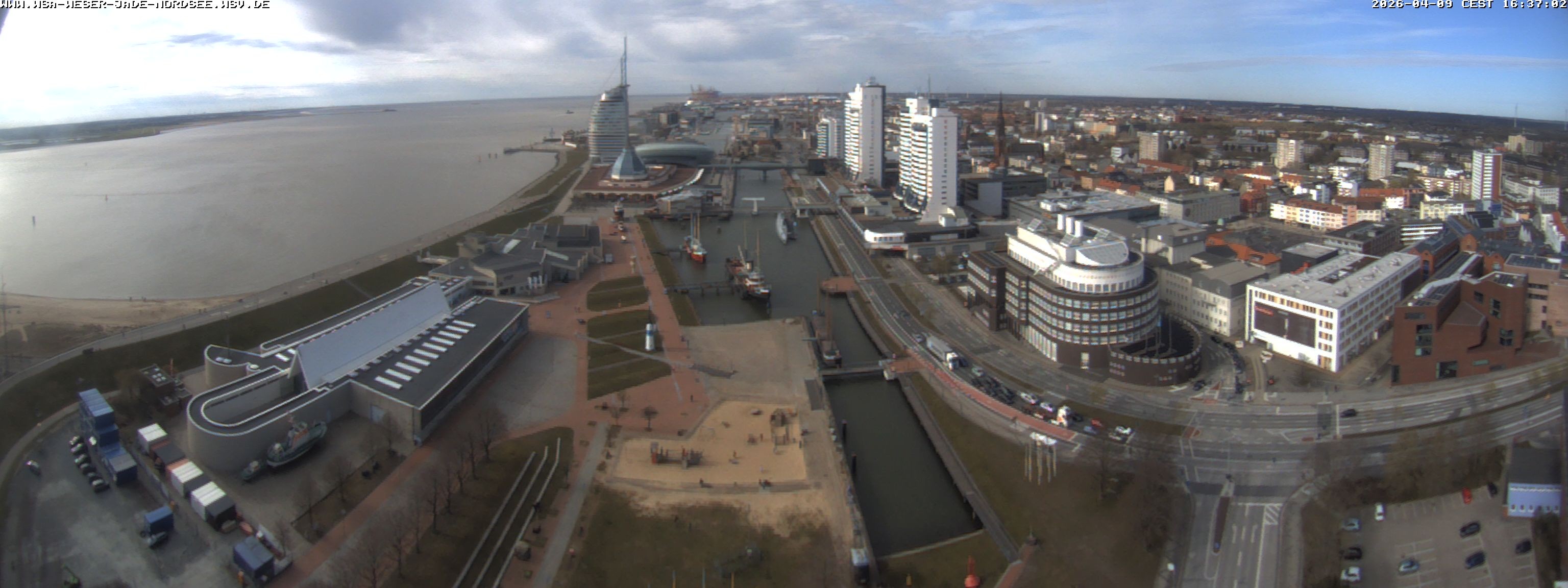 Archiv Foto Webcam Bremerhaven: Alter und Neuer Hafen