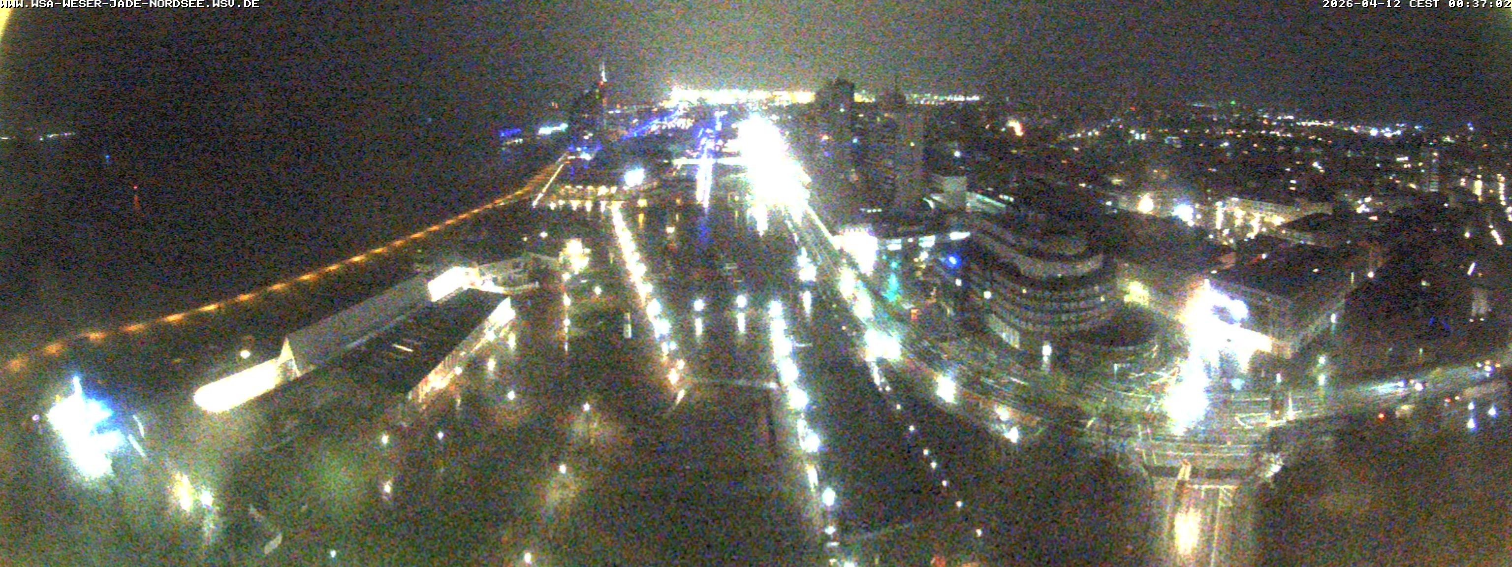Archived image Webcam Bremerhaven: Old and New Harbour