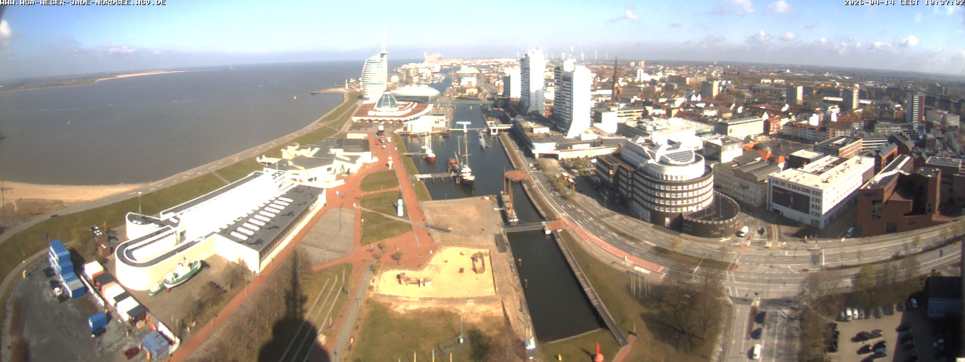 Archiv Foto Webcam Bremerhaven: Alter und Neuer Hafen