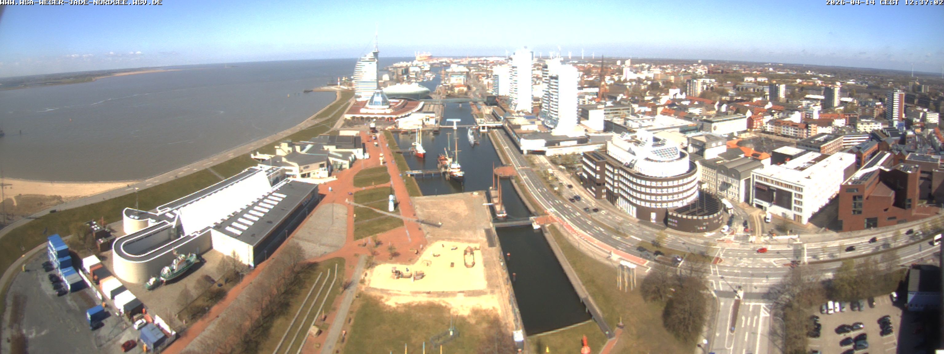 Archiv Foto Webcam Bremerhaven: Alter und Neuer Hafen