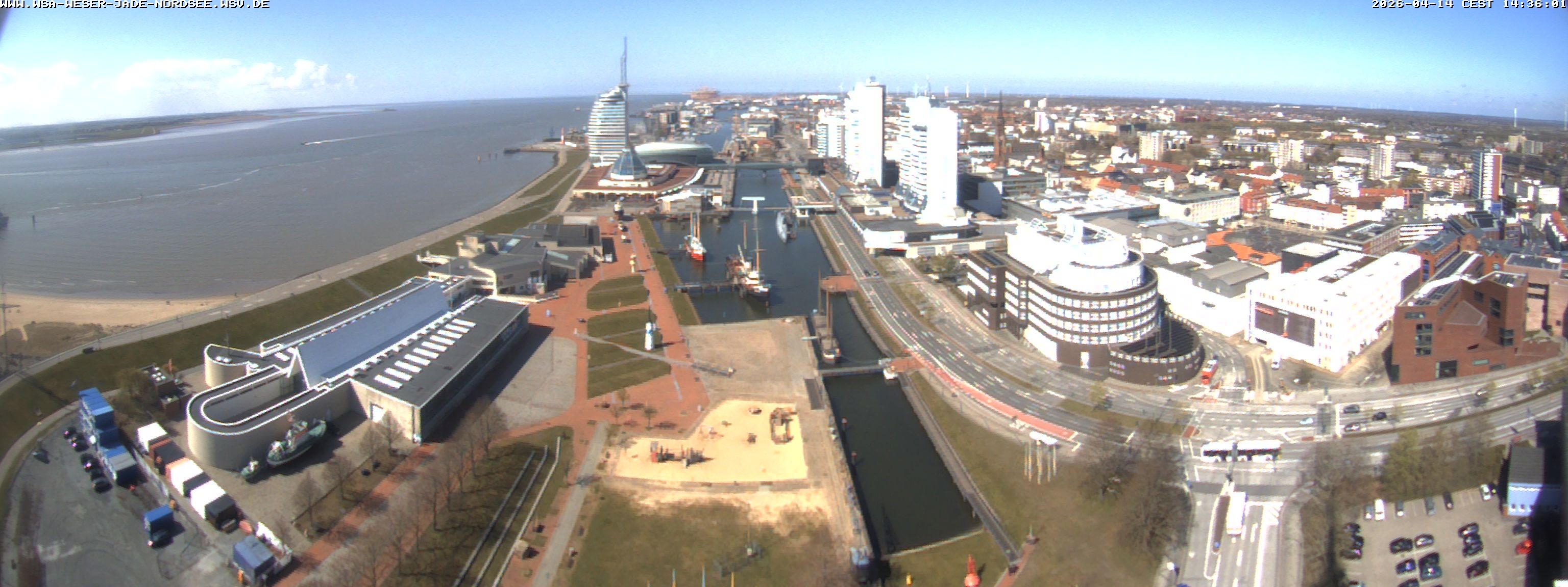 Archiv Foto Webcam Bremerhaven: Alter und Neuer Hafen