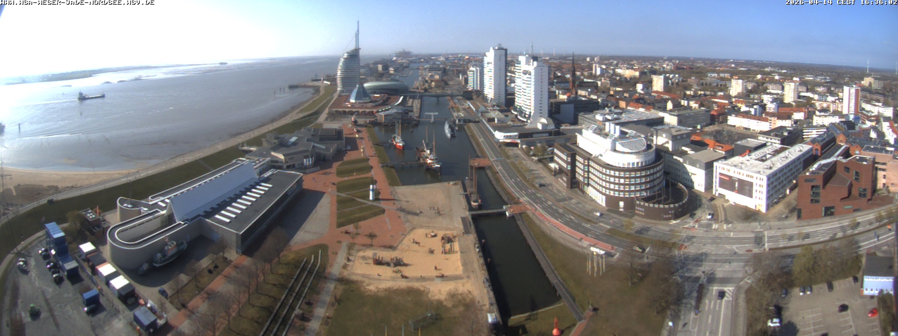 Archiv Foto Webcam Bremerhaven: Alter und Neuer Hafen
