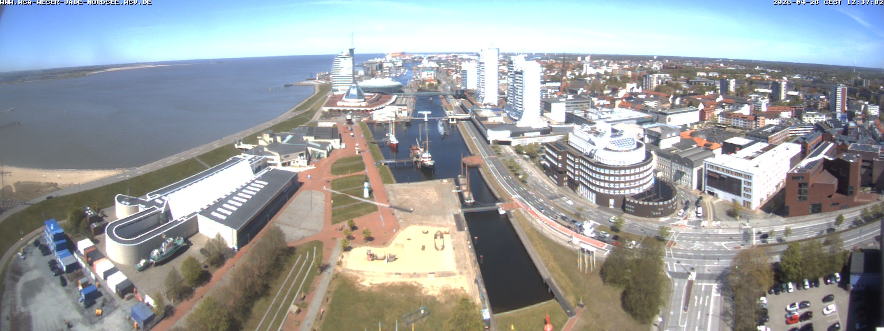 Archiv Foto Webcam Bremerhaven: Alter und Neuer Hafen