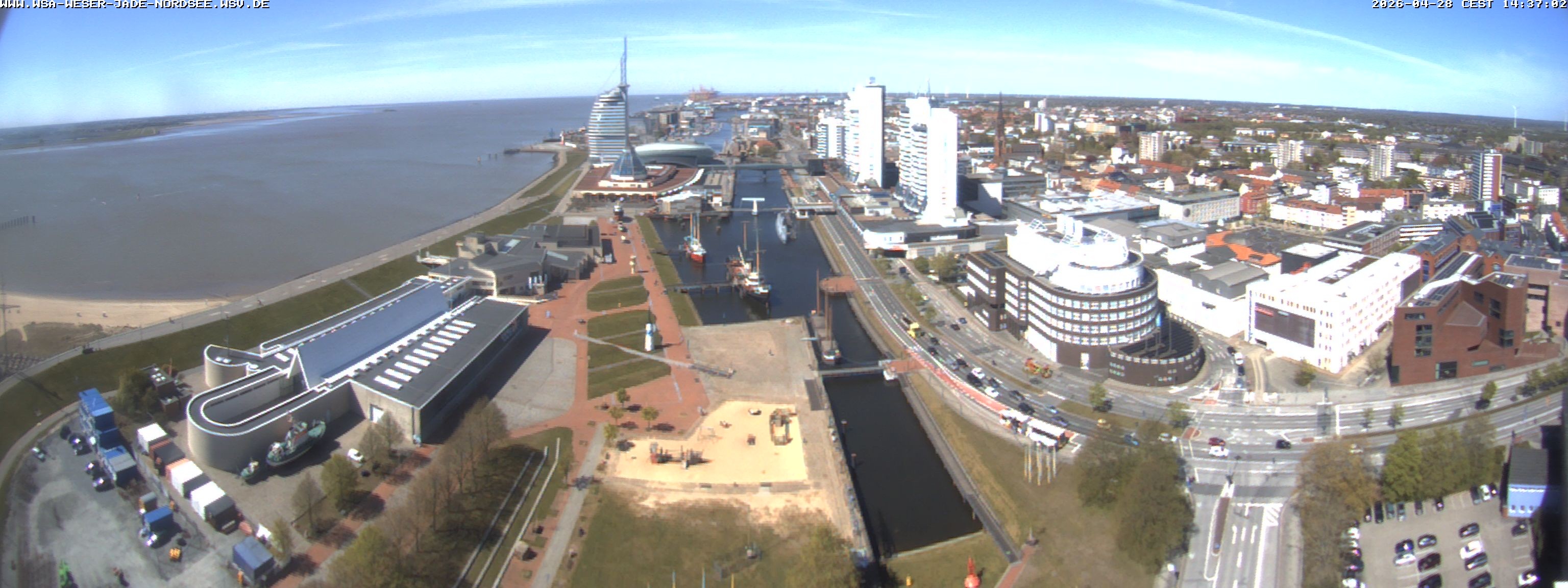 Archiv Foto Webcam Bremerhaven: Alter und Neuer Hafen