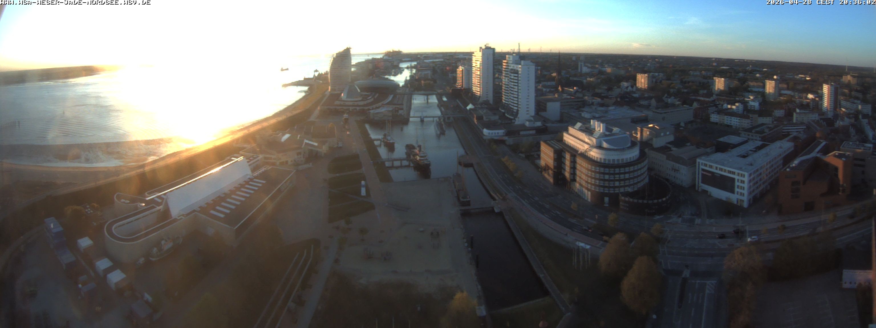 Archived image Webcam Bremerhaven: Old and New Harbour