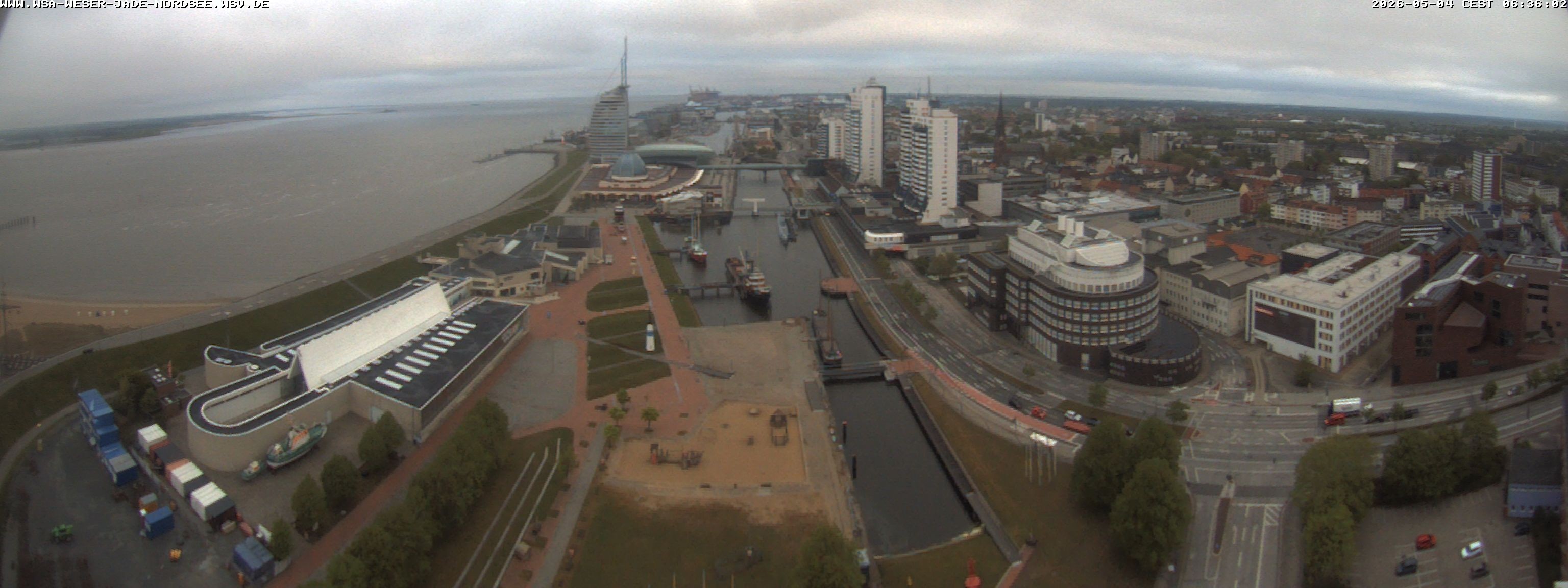 Archiv Foto Webcam Bremerhaven: Alter und Neuer Hafen