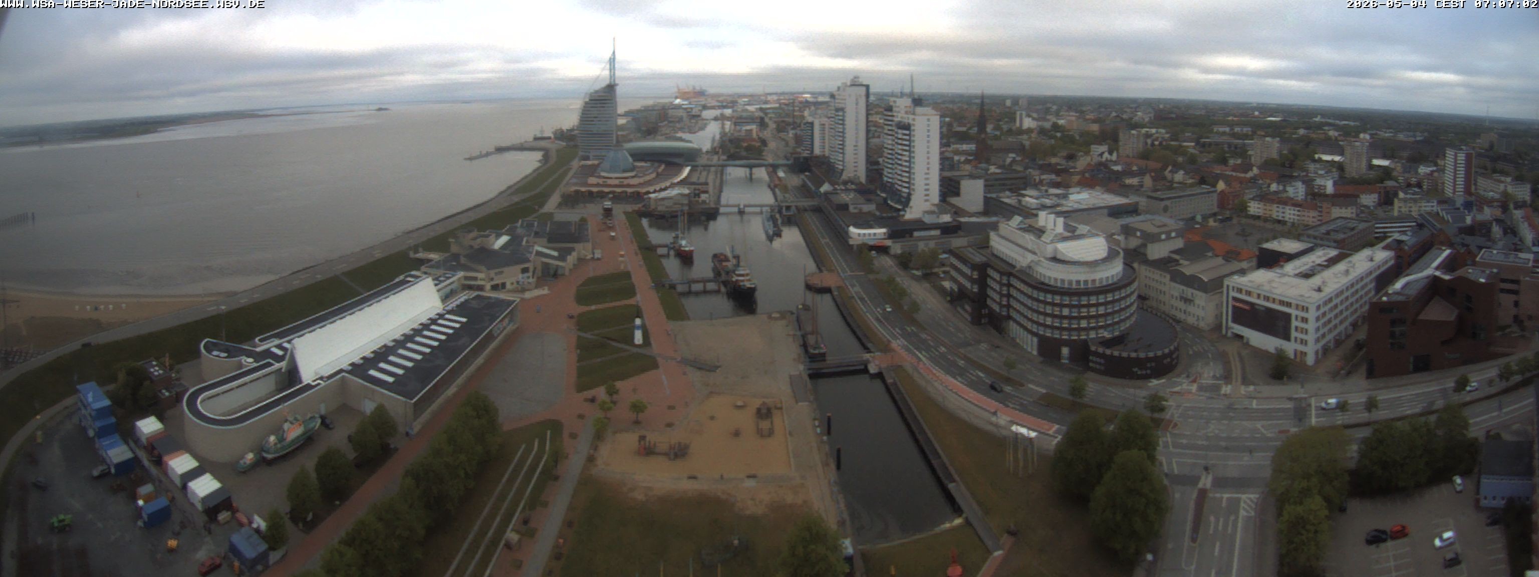 Archiv Foto Webcam Bremerhaven: Alter und Neuer Hafen