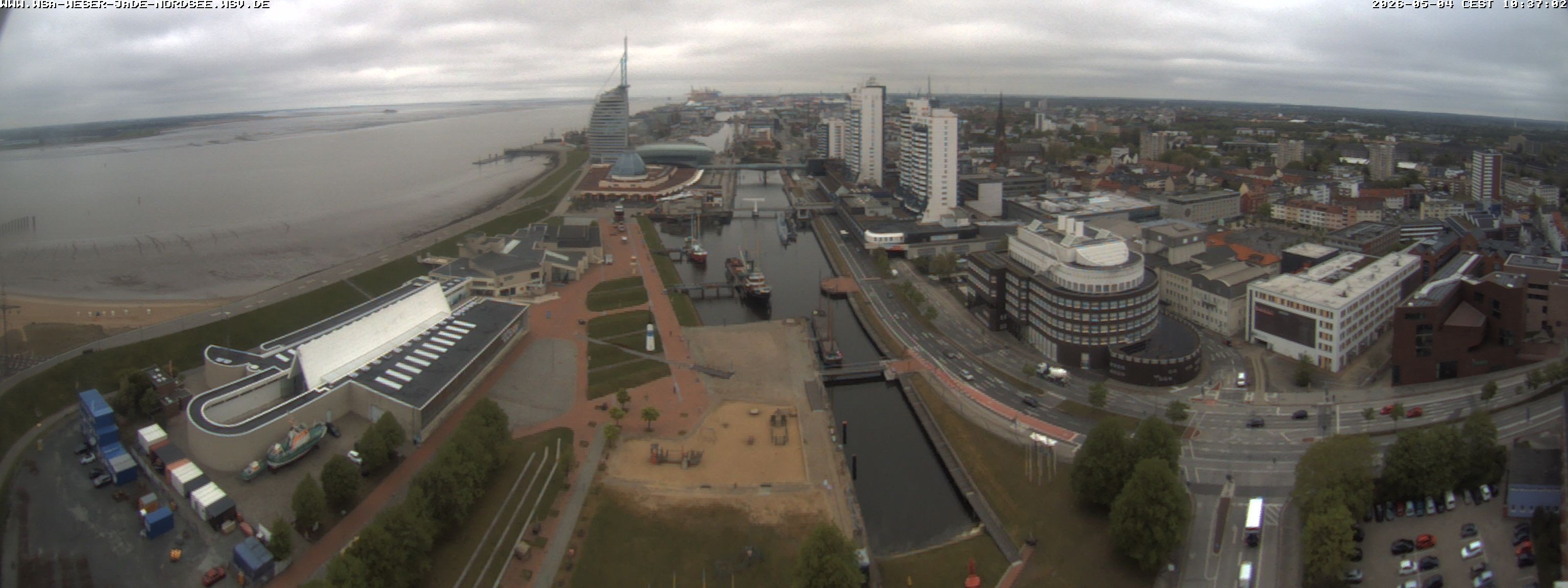 Archiv Foto Webcam Bremerhaven: Alter und Neuer Hafen