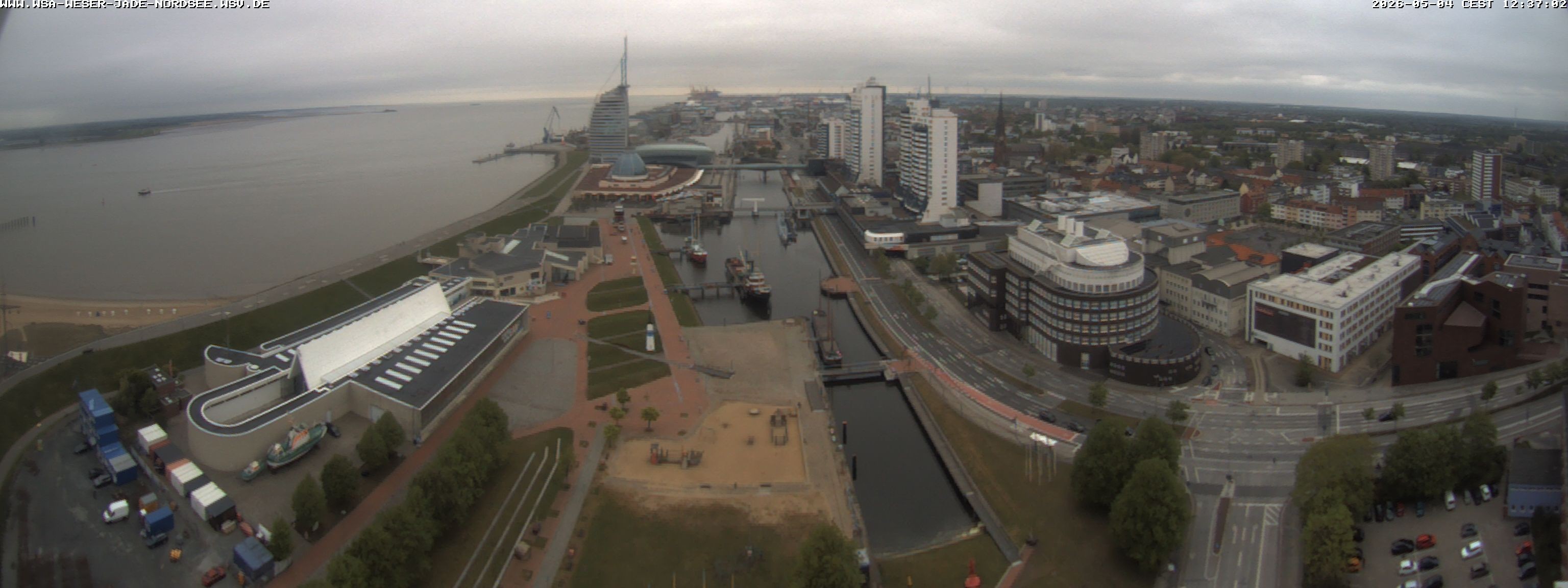 Archiv Foto Webcam Bremerhaven: Alter und Neuer Hafen