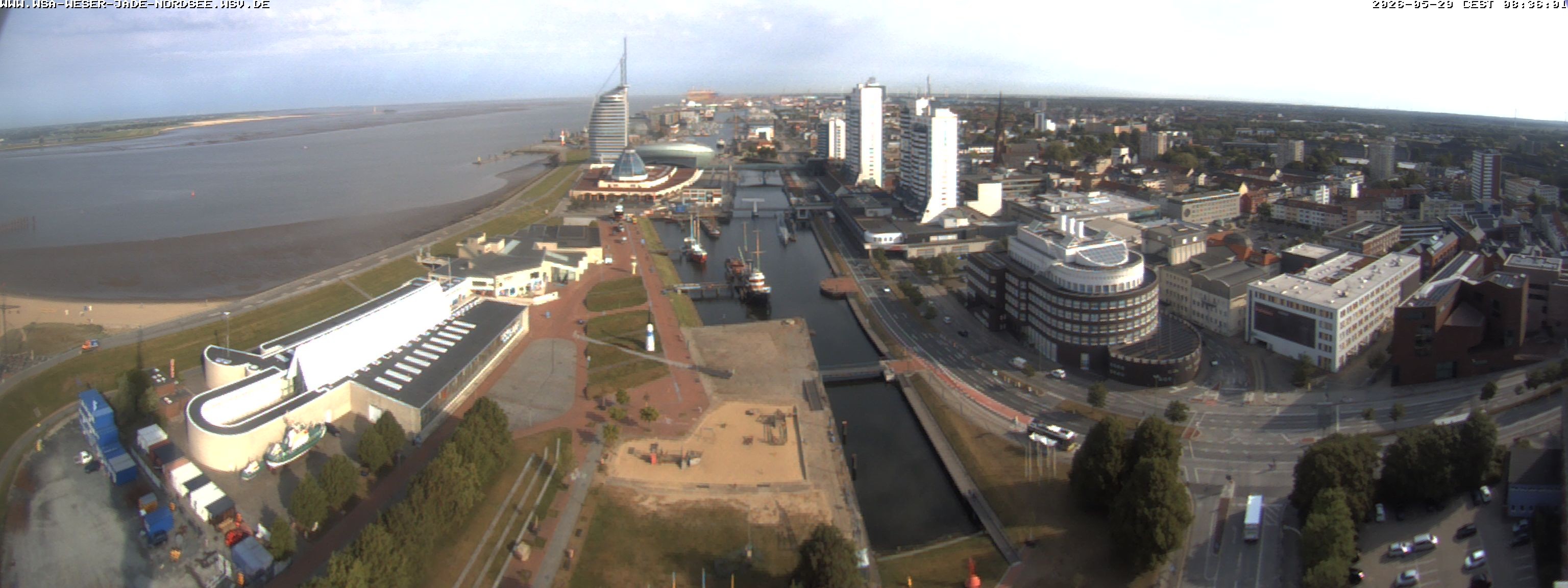 Archiv Foto Webcam Bremerhaven: Alter und Neuer Hafen