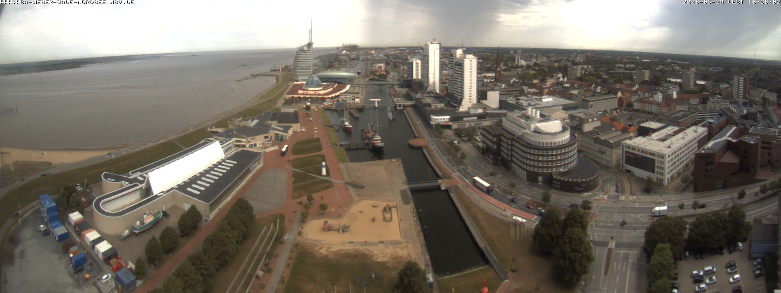 Archiv Foto Webcam Bremerhaven: Alter und Neuer Hafen
