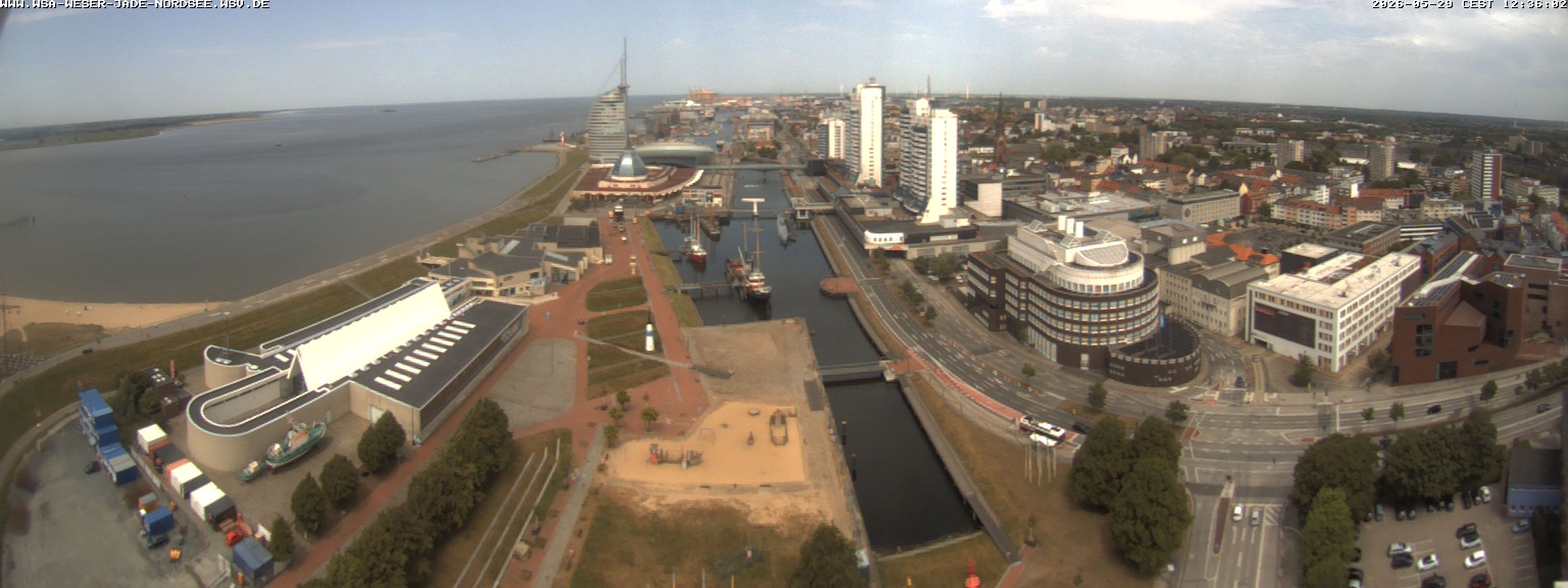 Archiv Foto Webcam Bremerhaven: Alter und Neuer Hafen