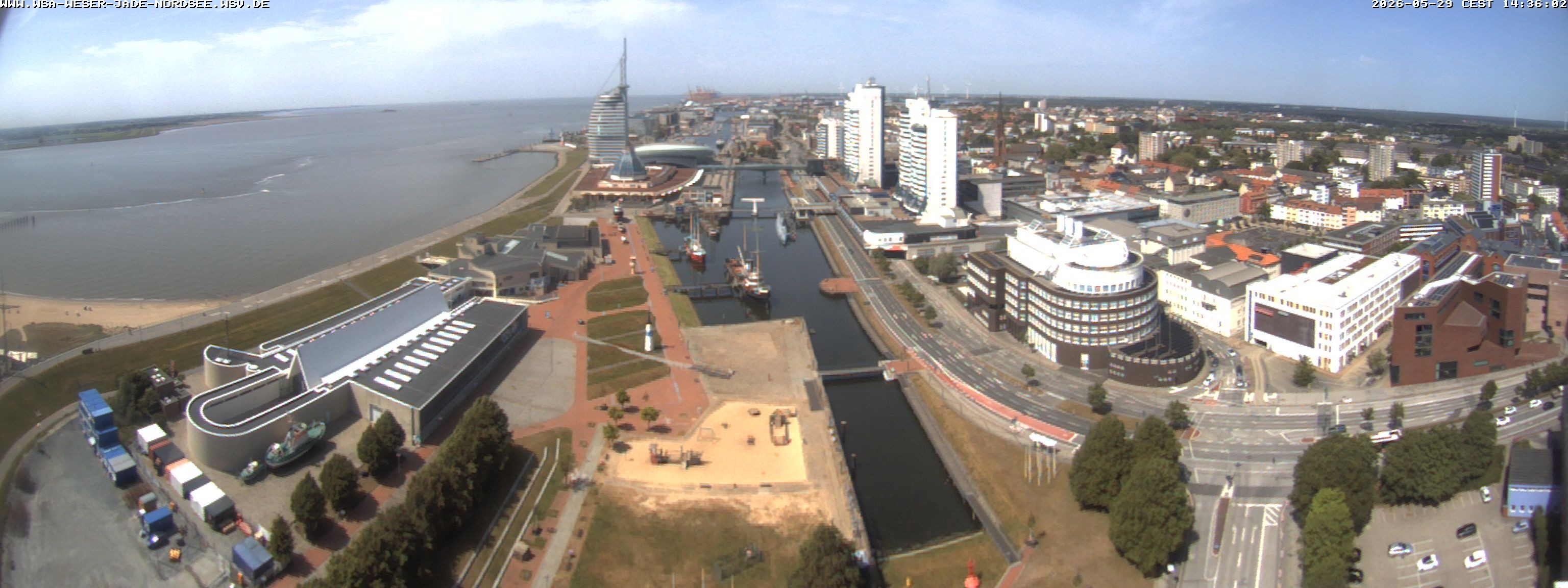 Archiv Foto Webcam Bremerhaven: Alter und Neuer Hafen