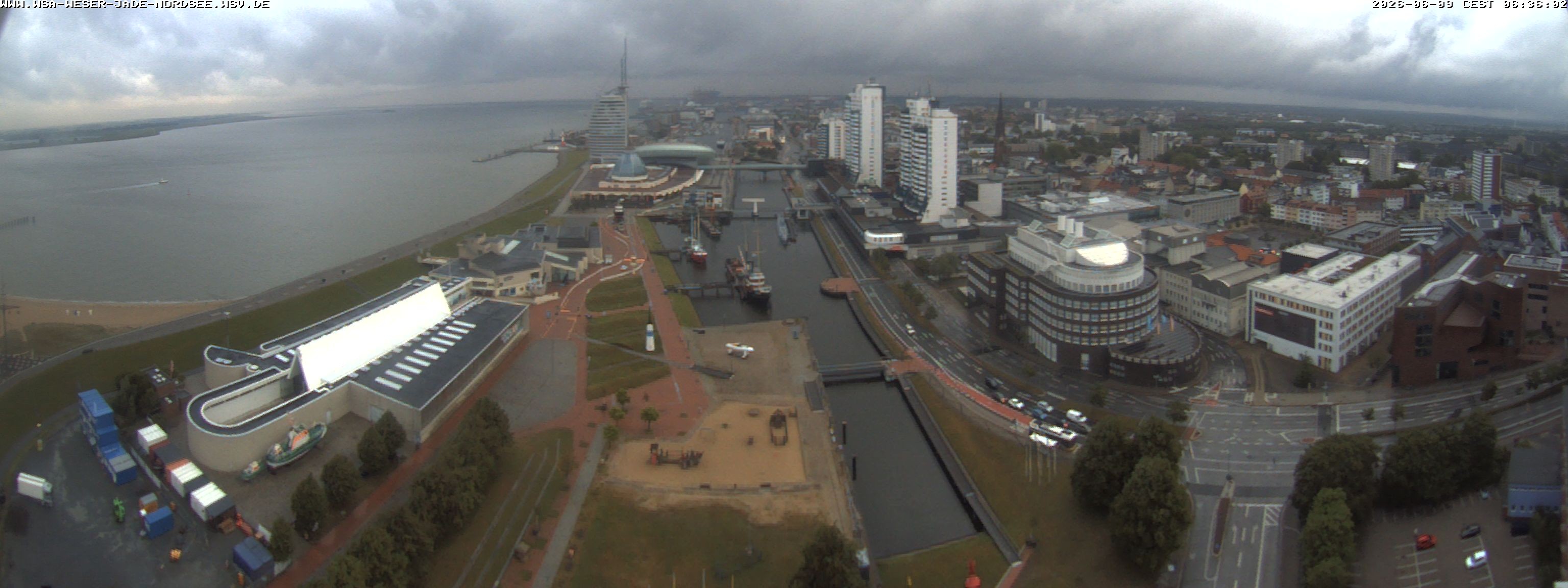 Archiv Foto Webcam Bremerhaven: Alter und Neuer Hafen