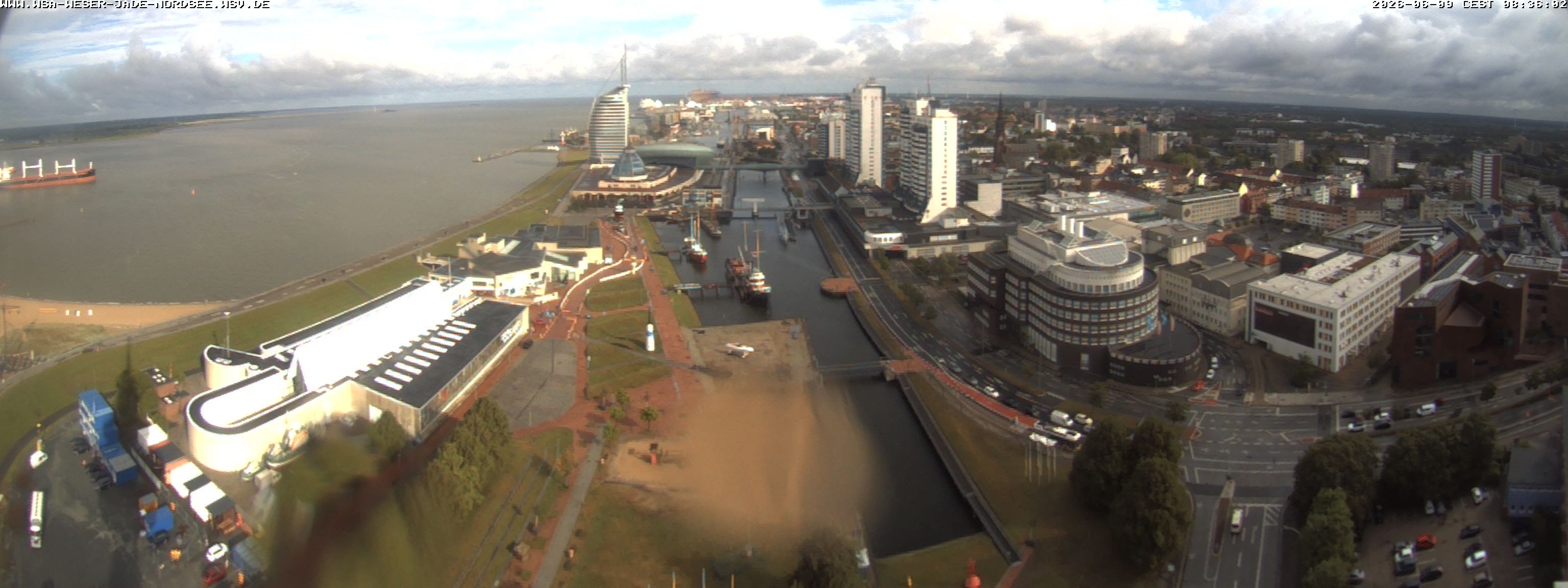 Archiv Foto Webcam Bremerhaven: Alter und Neuer Hafen