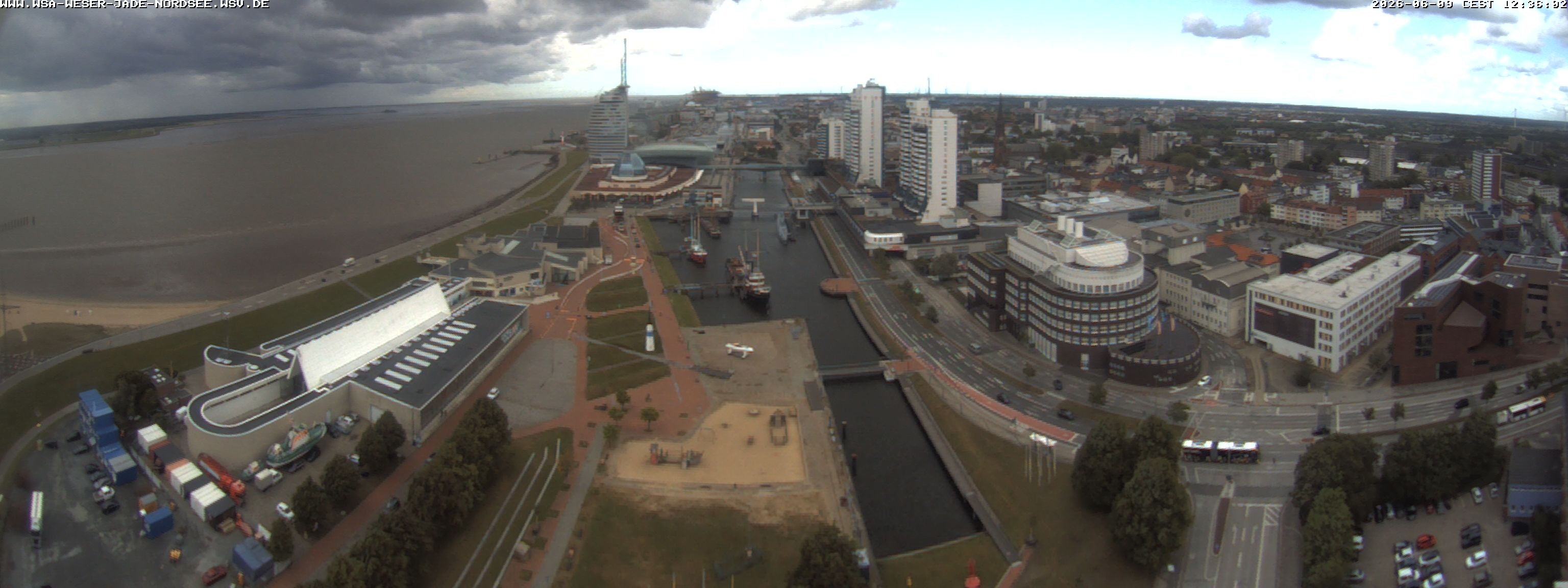 Archiv Foto Webcam Bremerhaven: Alter und Neuer Hafen