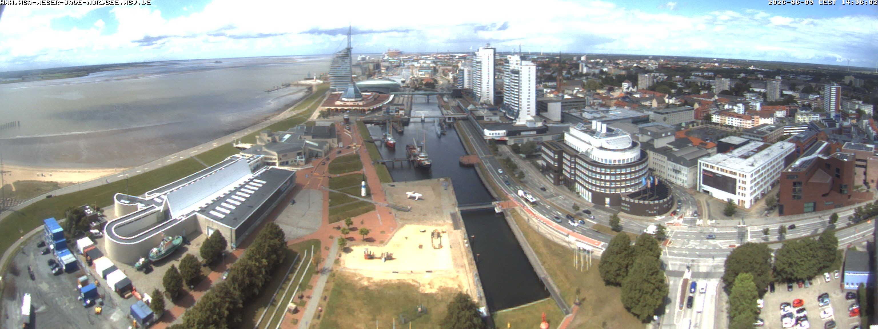 Archiv Foto Webcam Bremerhaven: Alter und Neuer Hafen