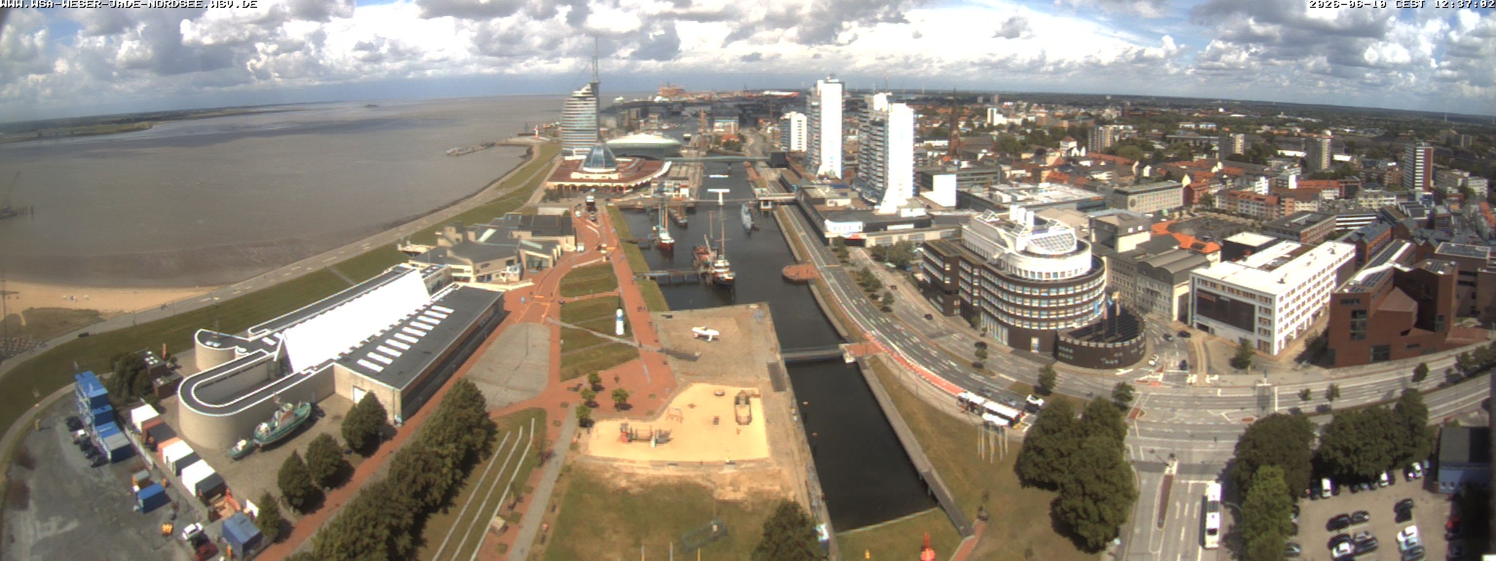 Archiv Foto Webcam Bremerhaven: Alter und Neuer Hafen