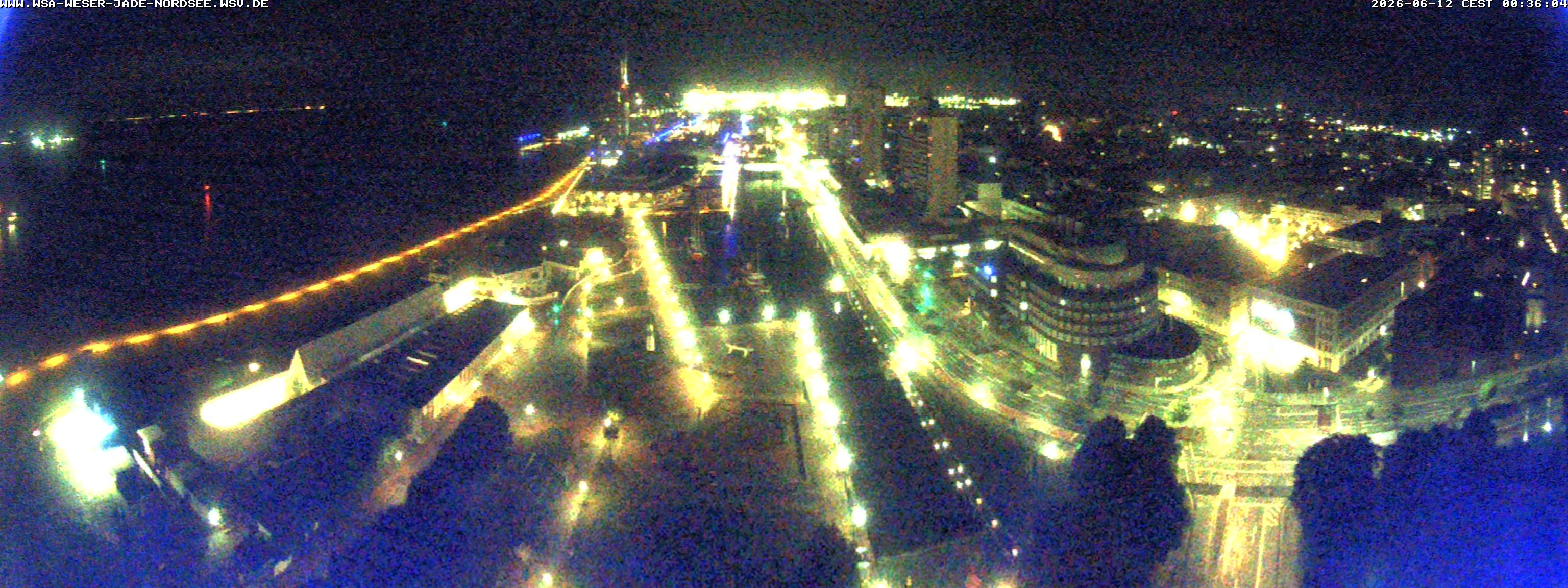Archived image Webcam Bremerhaven: Old and New Harbour