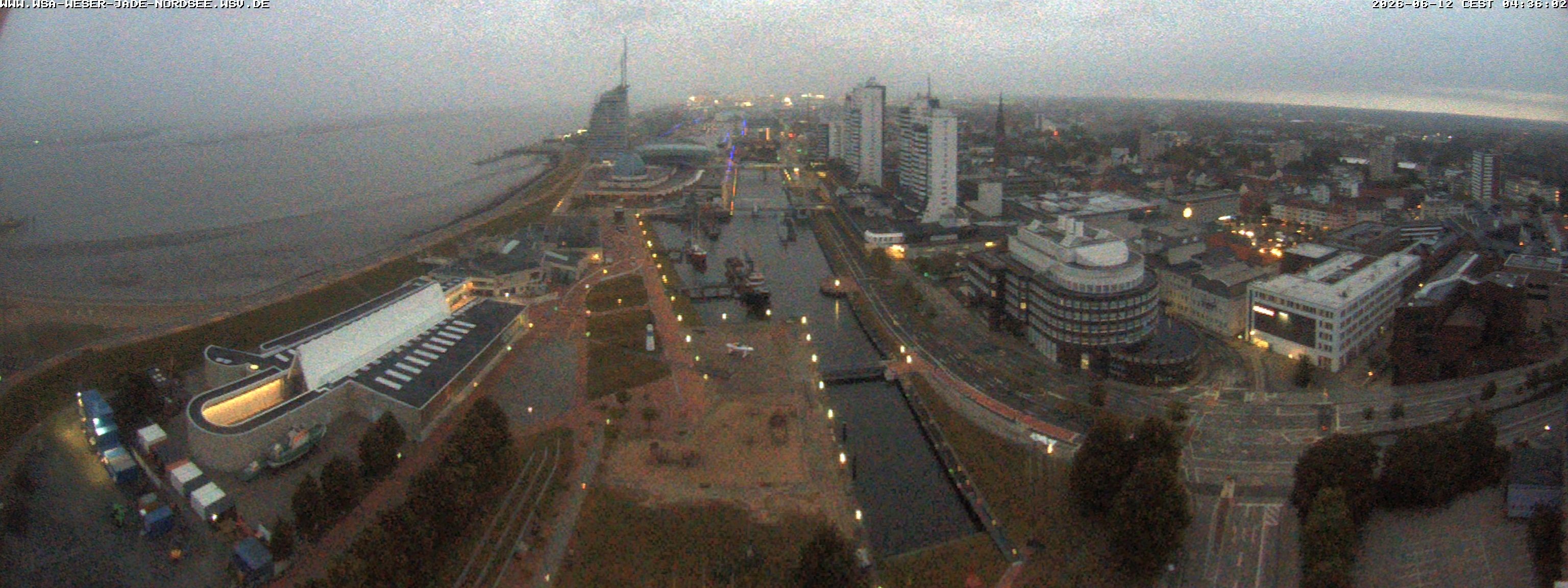 Archived image Webcam Bremerhaven: Old and New Harbour