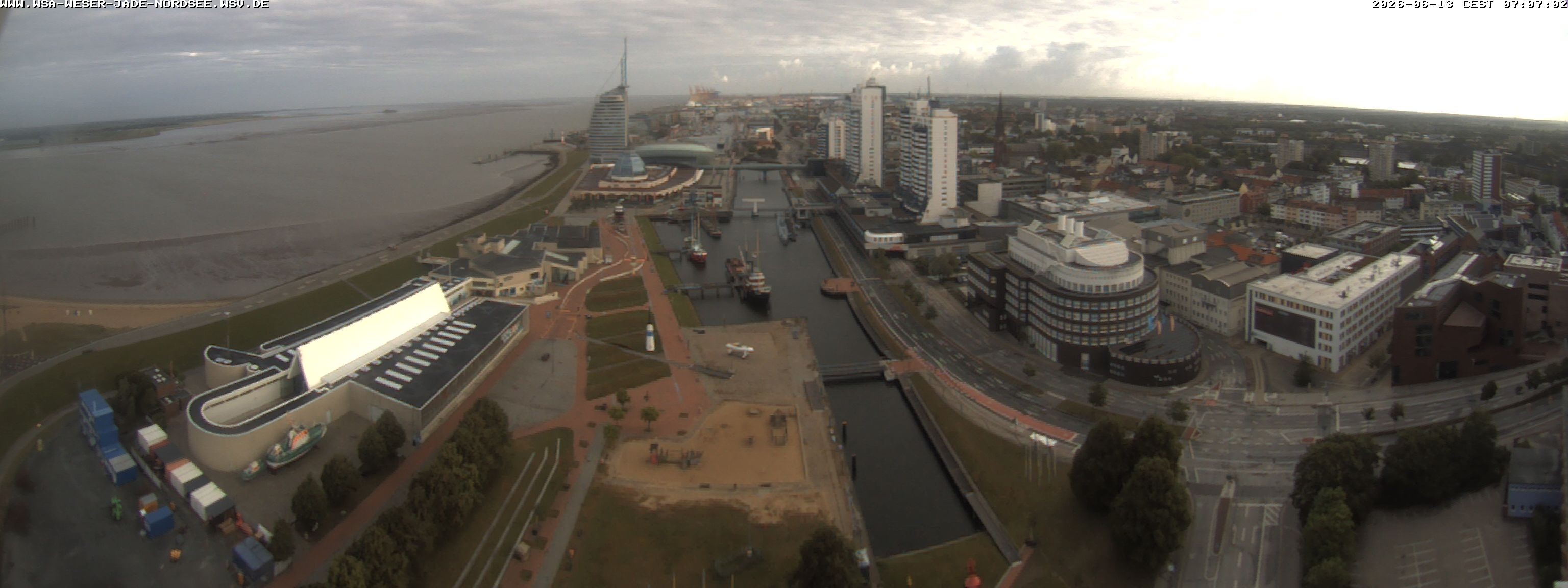 Archiv Foto Webcam Bremerhaven: Alter und Neuer Hafen