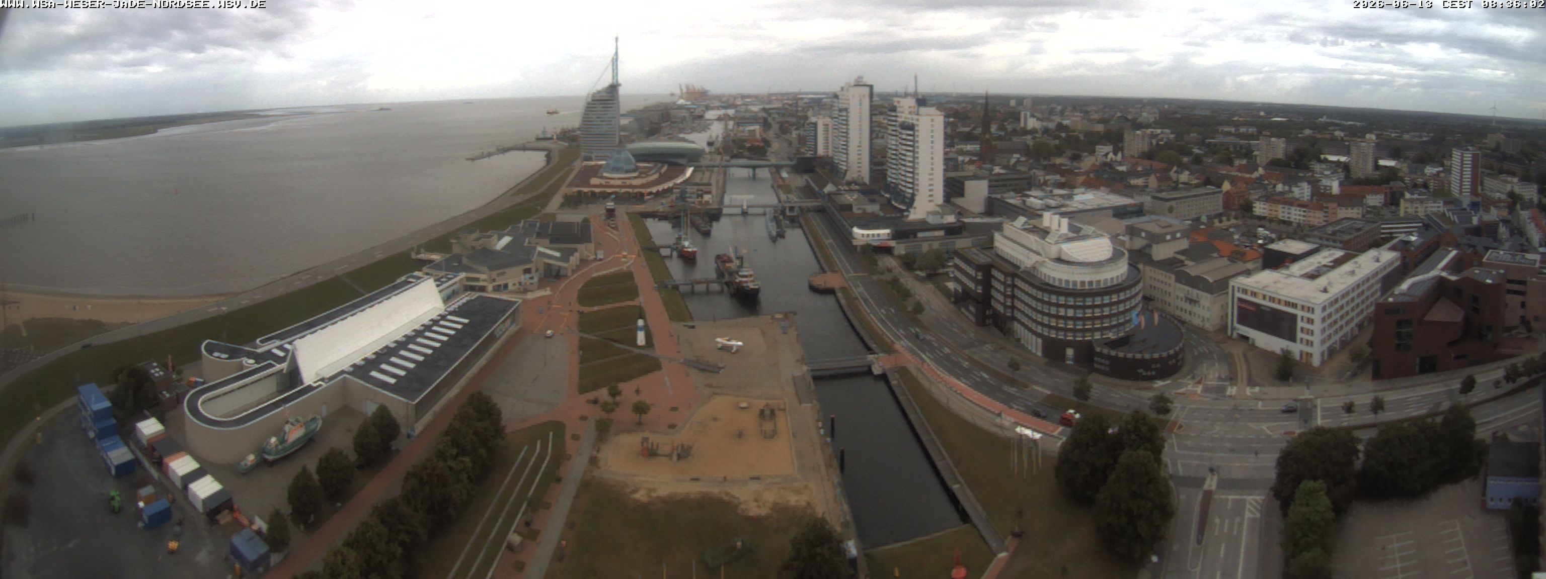 Archiv Foto Webcam Bremerhaven: Alter und Neuer Hafen