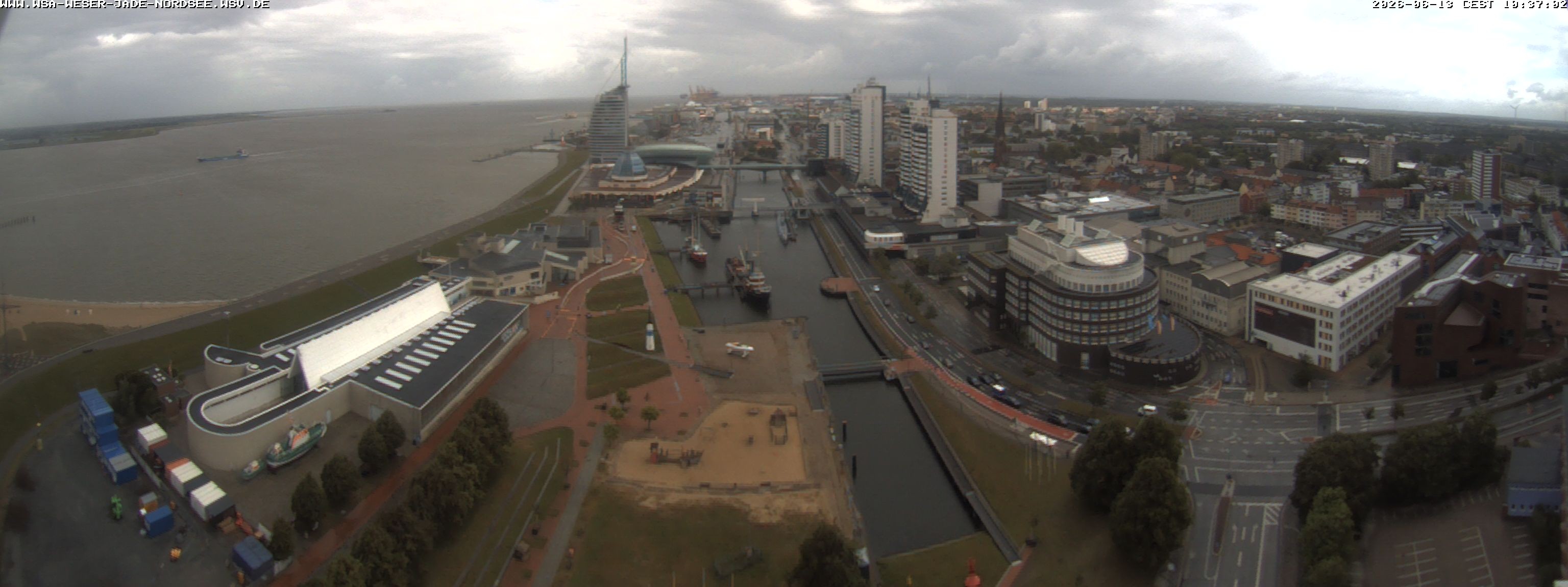 Archiv Foto Webcam Bremerhaven: Alter und Neuer Hafen