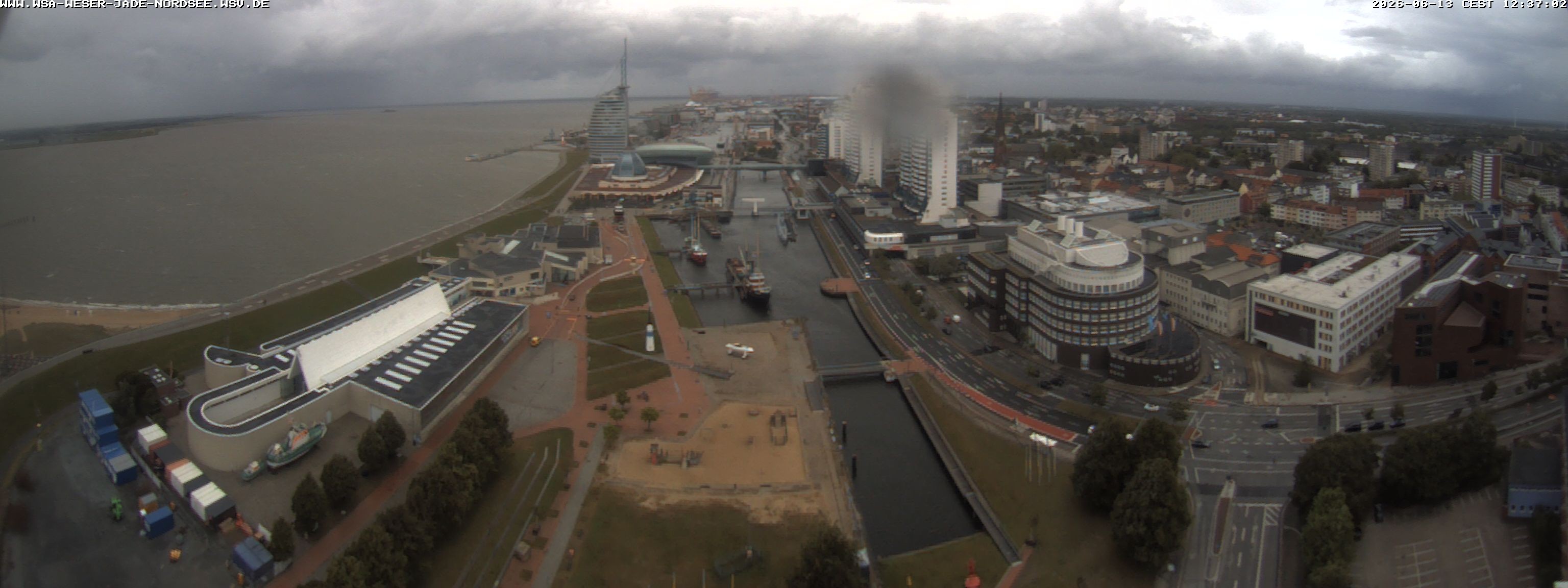 Archiv Foto Webcam Bremerhaven: Alter und Neuer Hafen