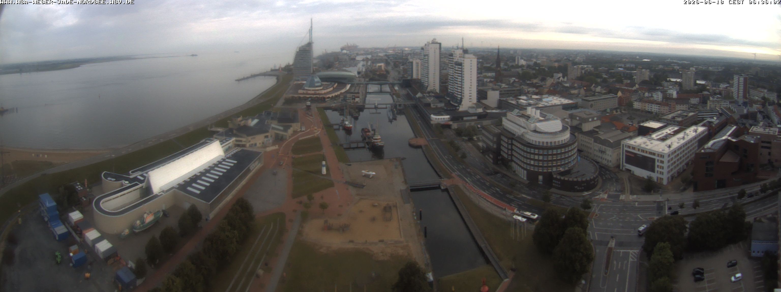 Archiv Foto Webcam Bremerhaven: Alter und Neuer Hafen