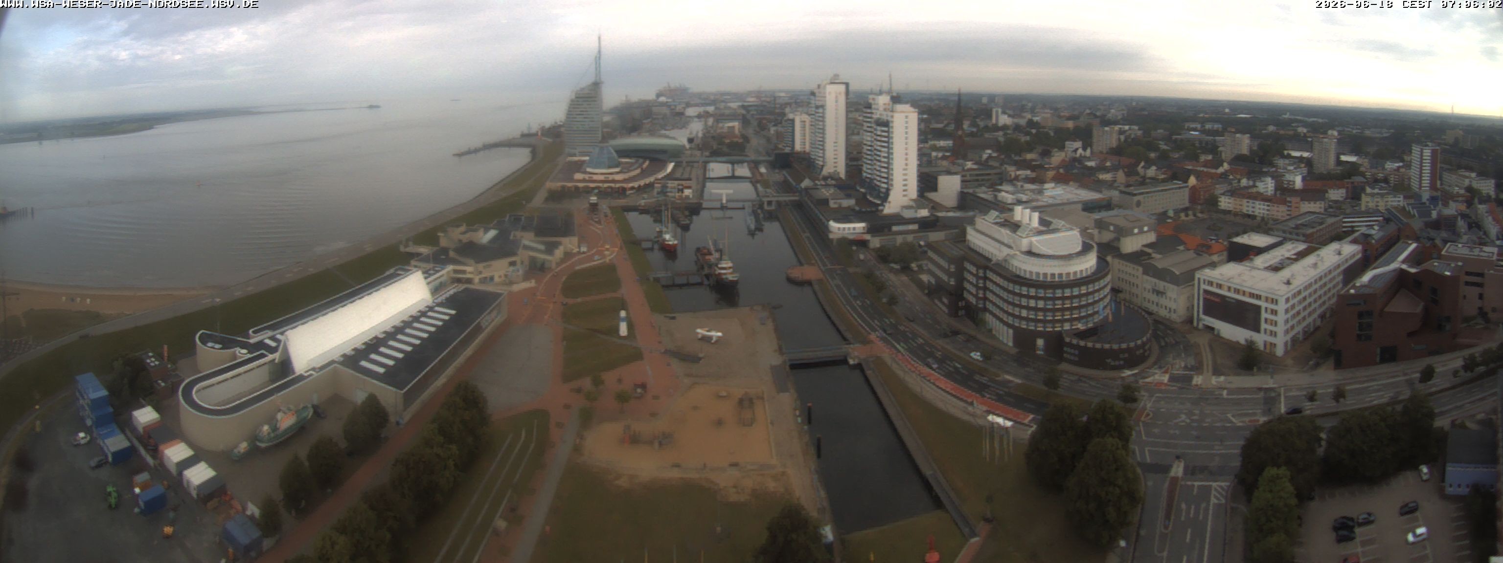 Archiv Foto Webcam Bremerhaven: Alter und Neuer Hafen