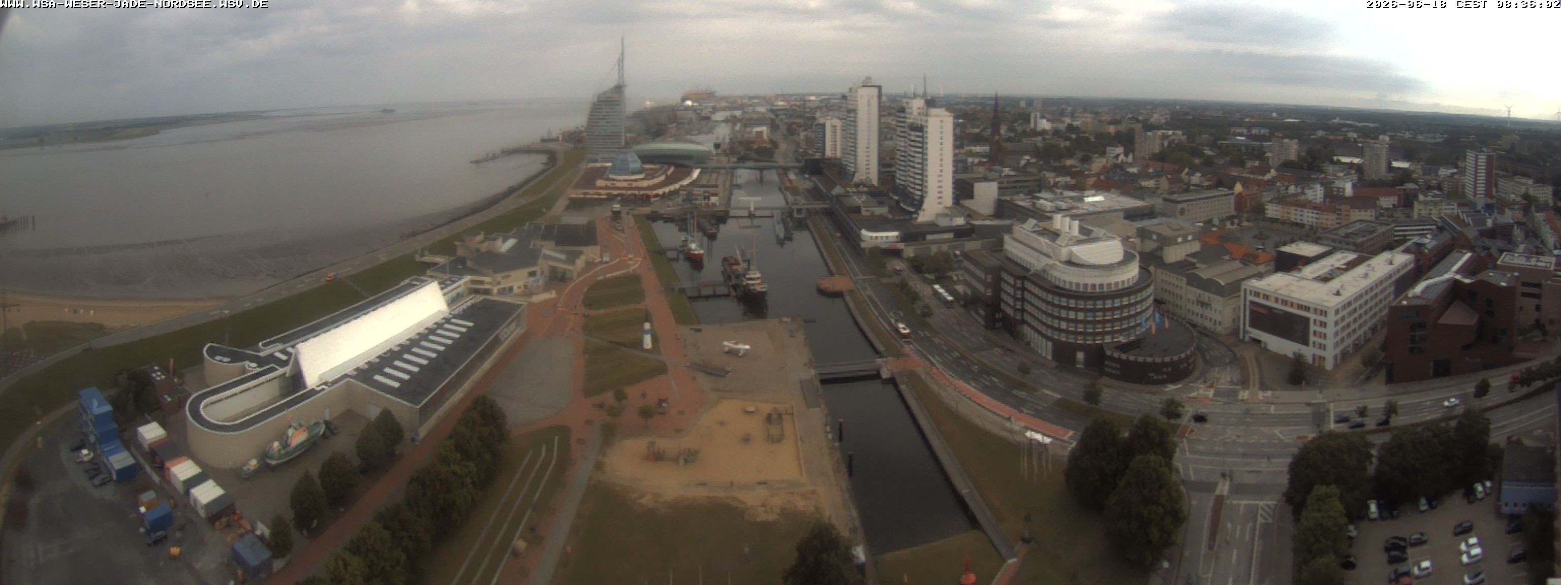 Archiv Foto Webcam Bremerhaven: Alter und Neuer Hafen