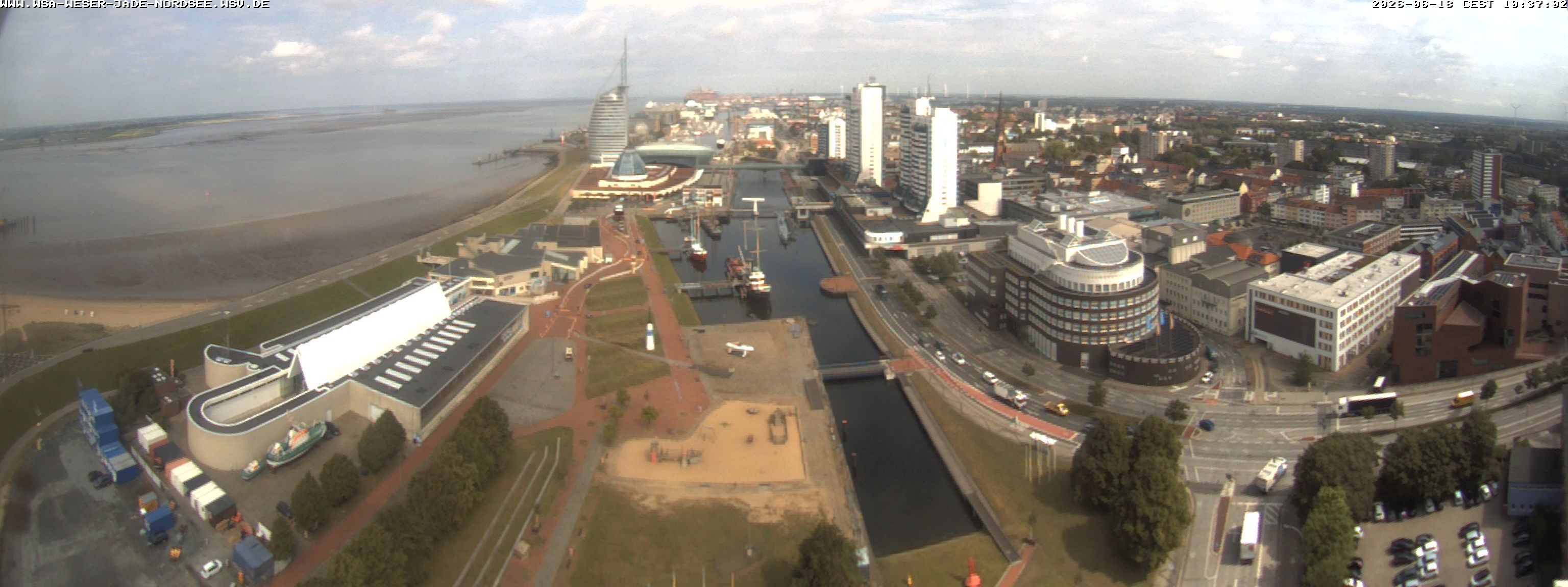 Archiv Foto Webcam Bremerhaven: Alter und Neuer Hafen