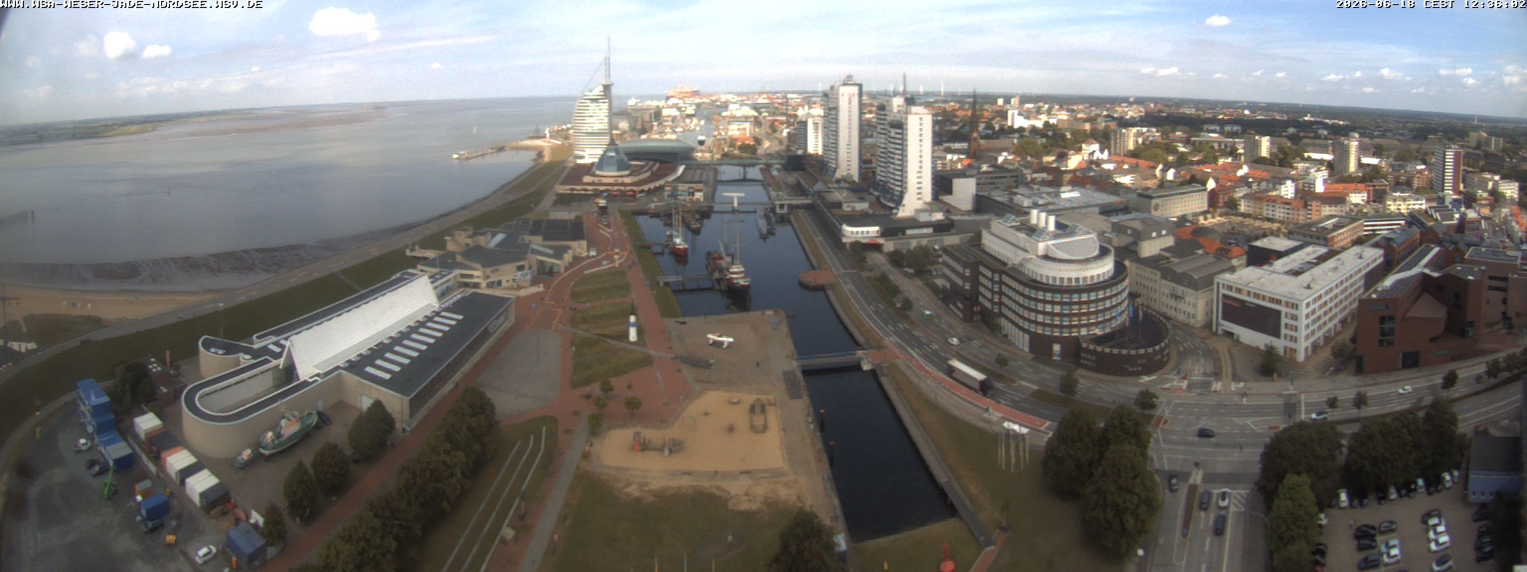 Archiv Foto Webcam Bremerhaven: Alter und Neuer Hafen