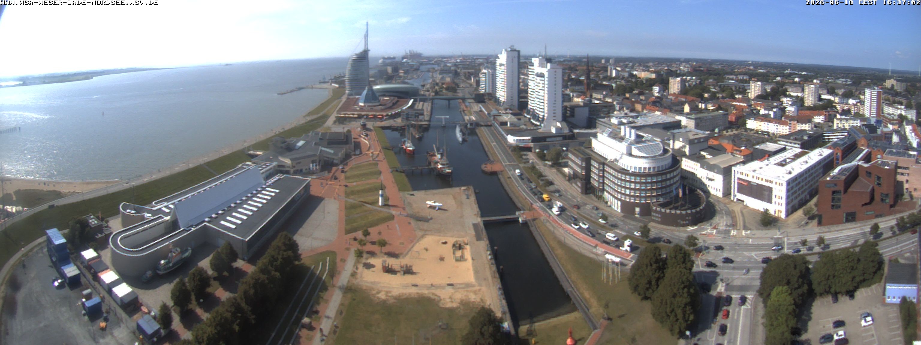 Archiv Foto Webcam Bremerhaven: Alter und Neuer Hafen