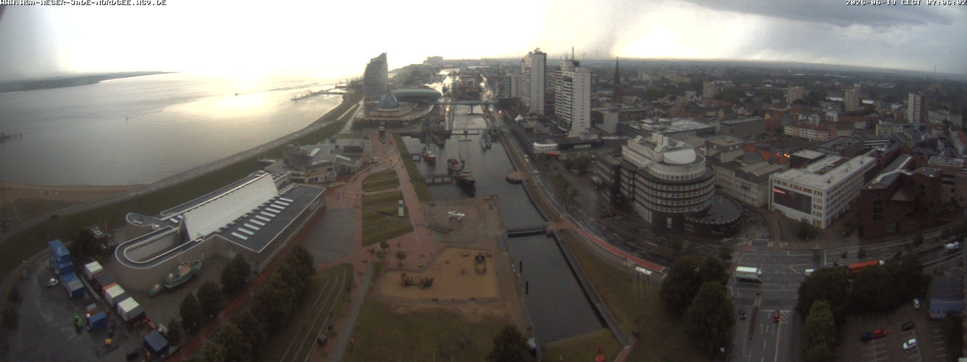 Archiv Foto Webcam Bremerhaven: Alter und Neuer Hafen