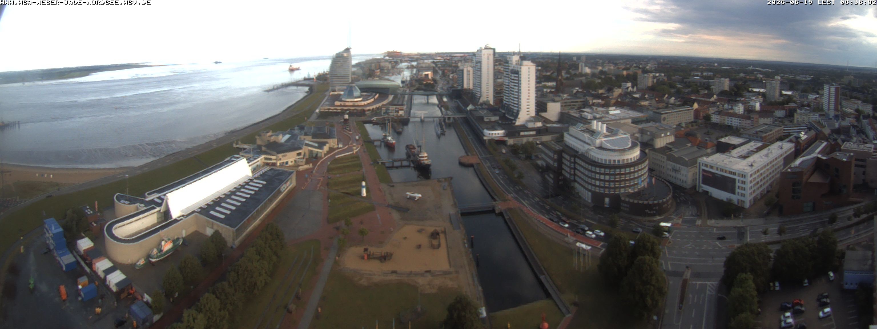 Archiv Foto Webcam Bremerhaven: Alter und Neuer Hafen
