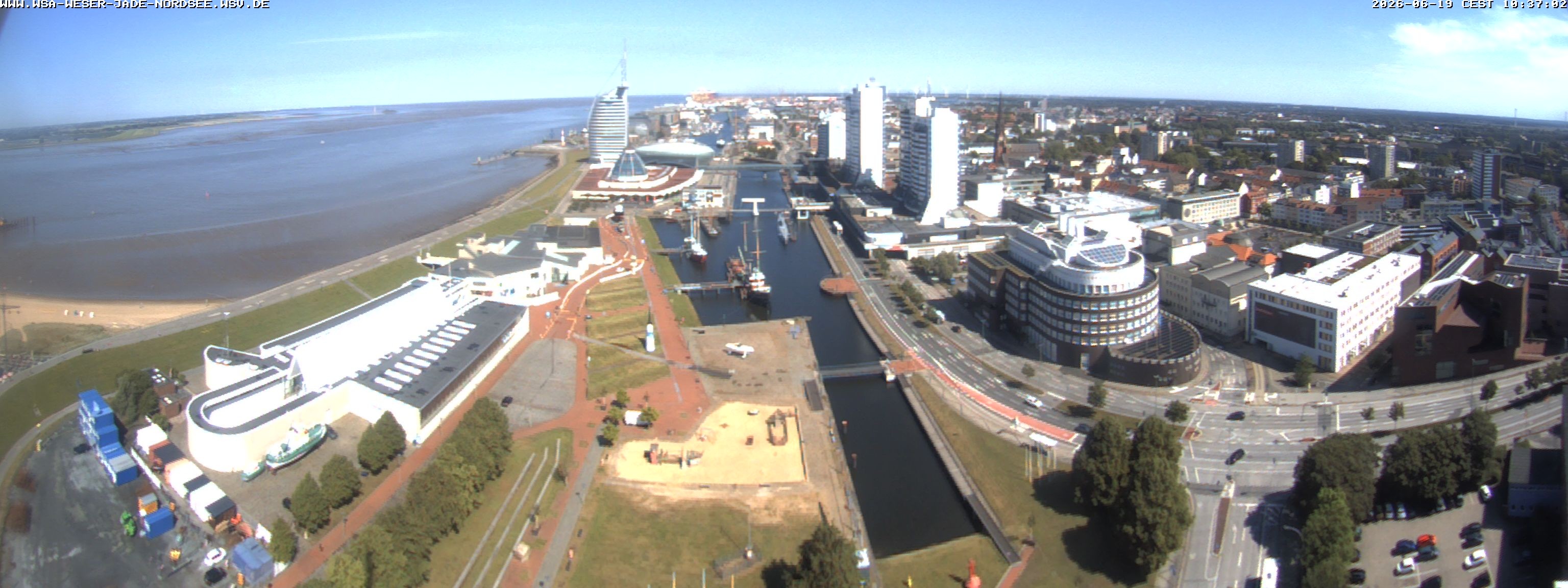 Archiv Foto Webcam Bremerhaven: Alter und Neuer Hafen