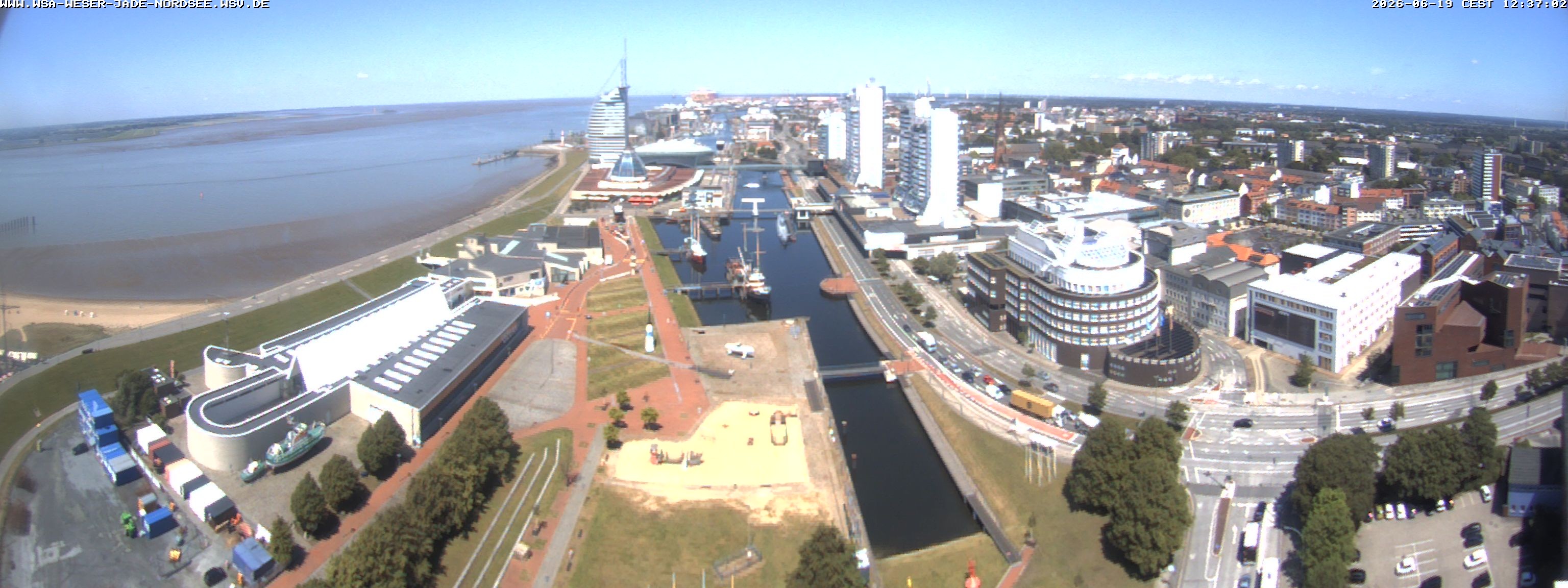 Archiv Foto Webcam Bremerhaven: Alter und Neuer Hafen