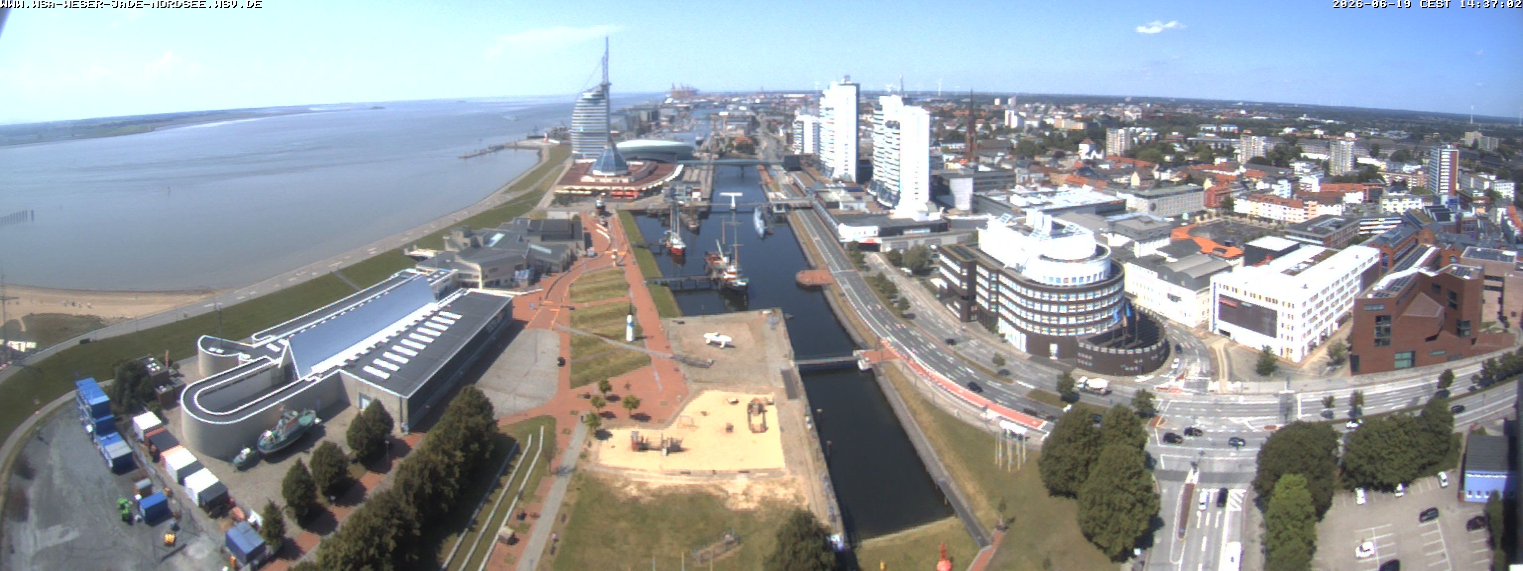 Archiv Foto Webcam Bremerhaven: Alter und Neuer Hafen