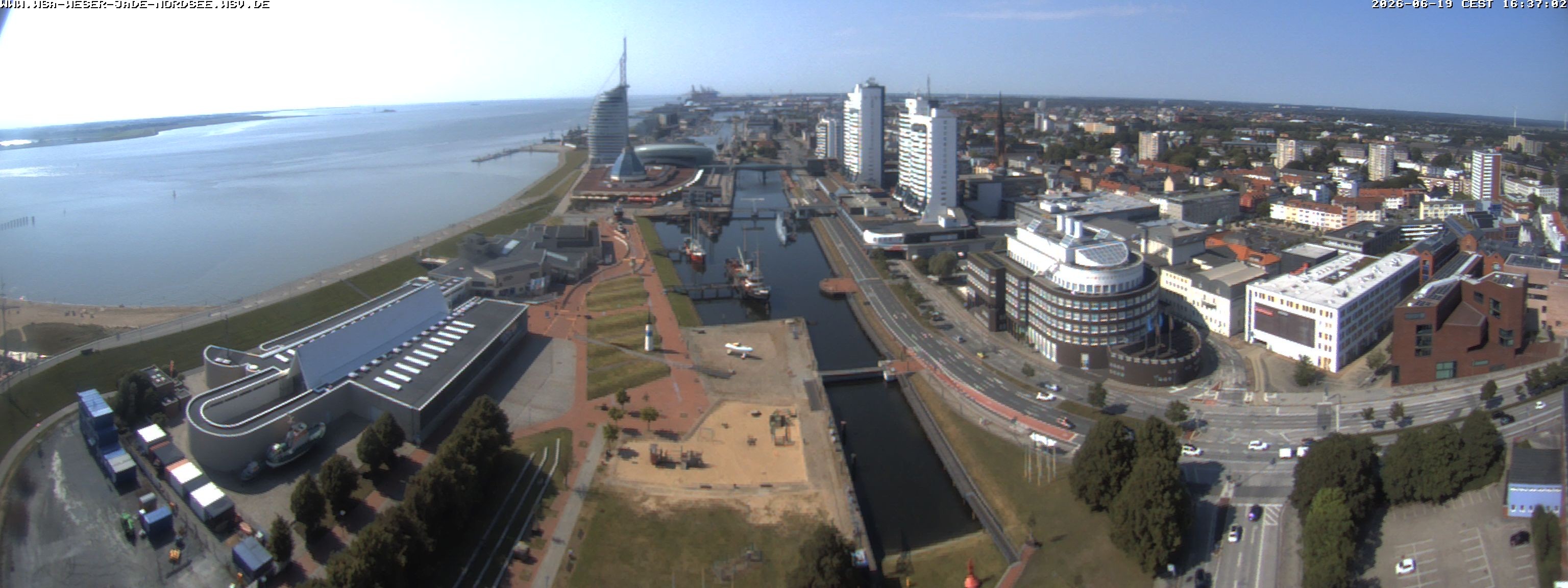 Archiv Foto Webcam Bremerhaven: Alter und Neuer Hafen