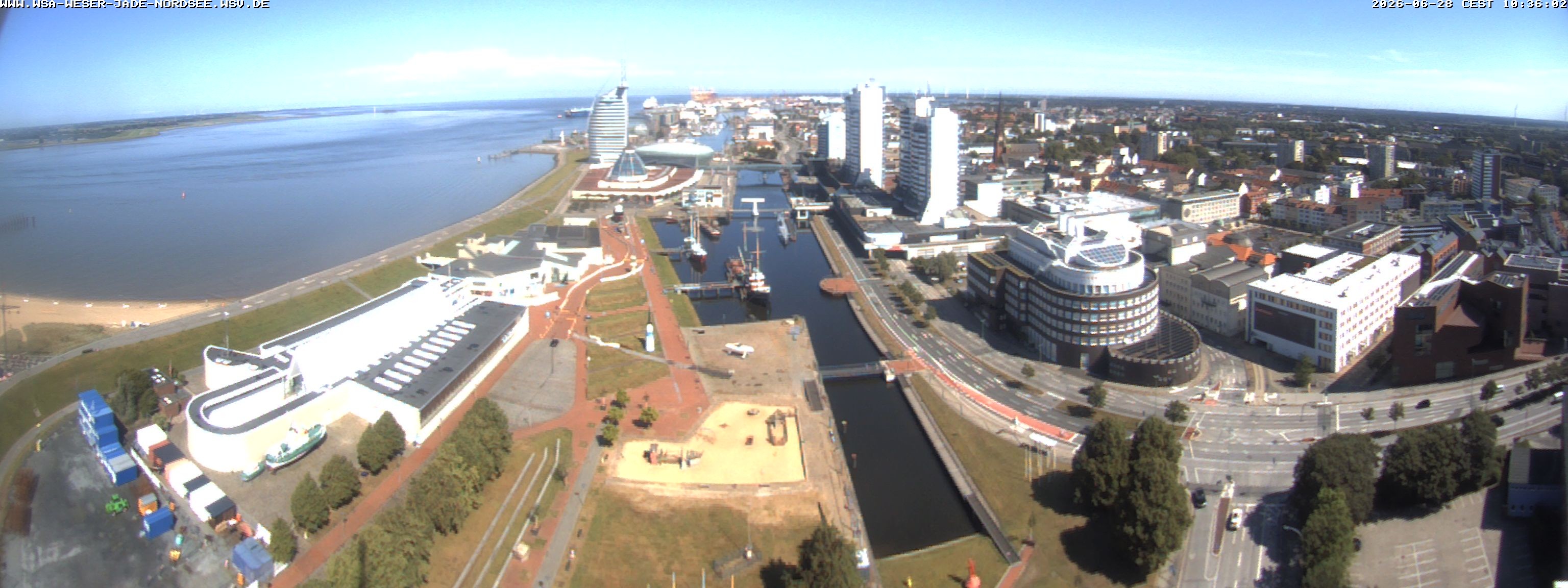 Archiv Foto Webcam Bremerhaven: Alter und Neuer Hafen