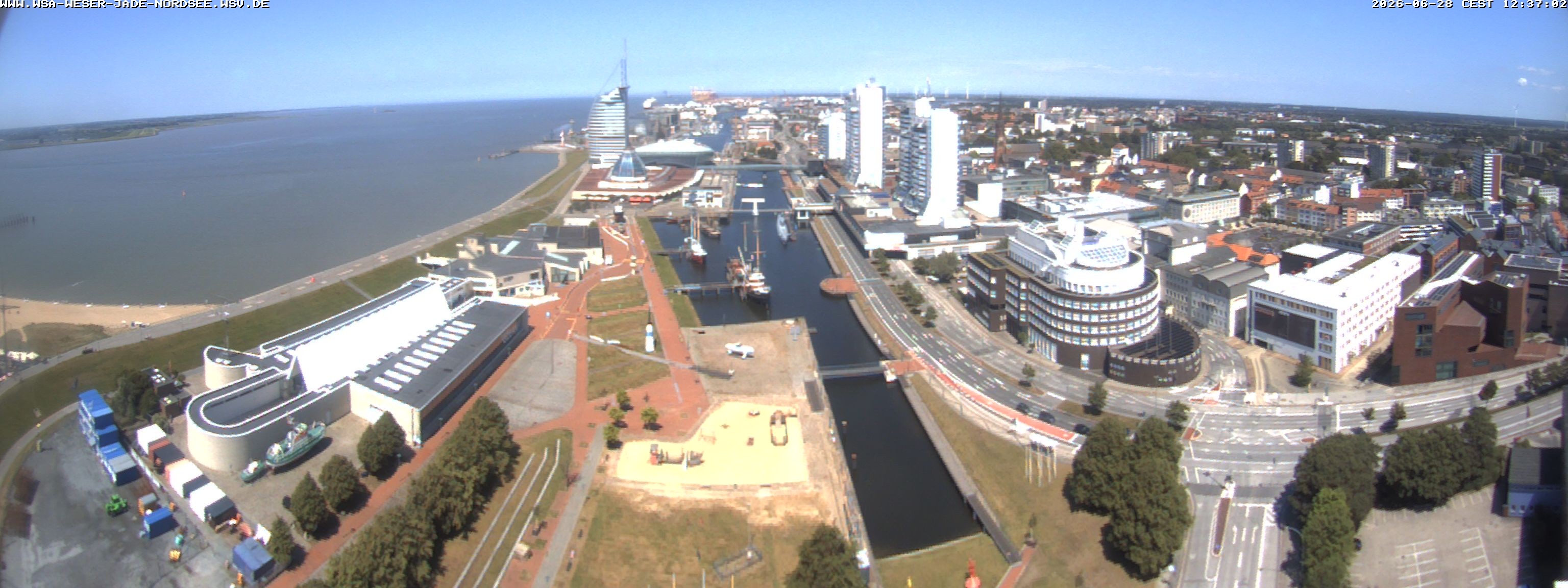 Archiv Foto Webcam Bremerhaven: Alter und Neuer Hafen