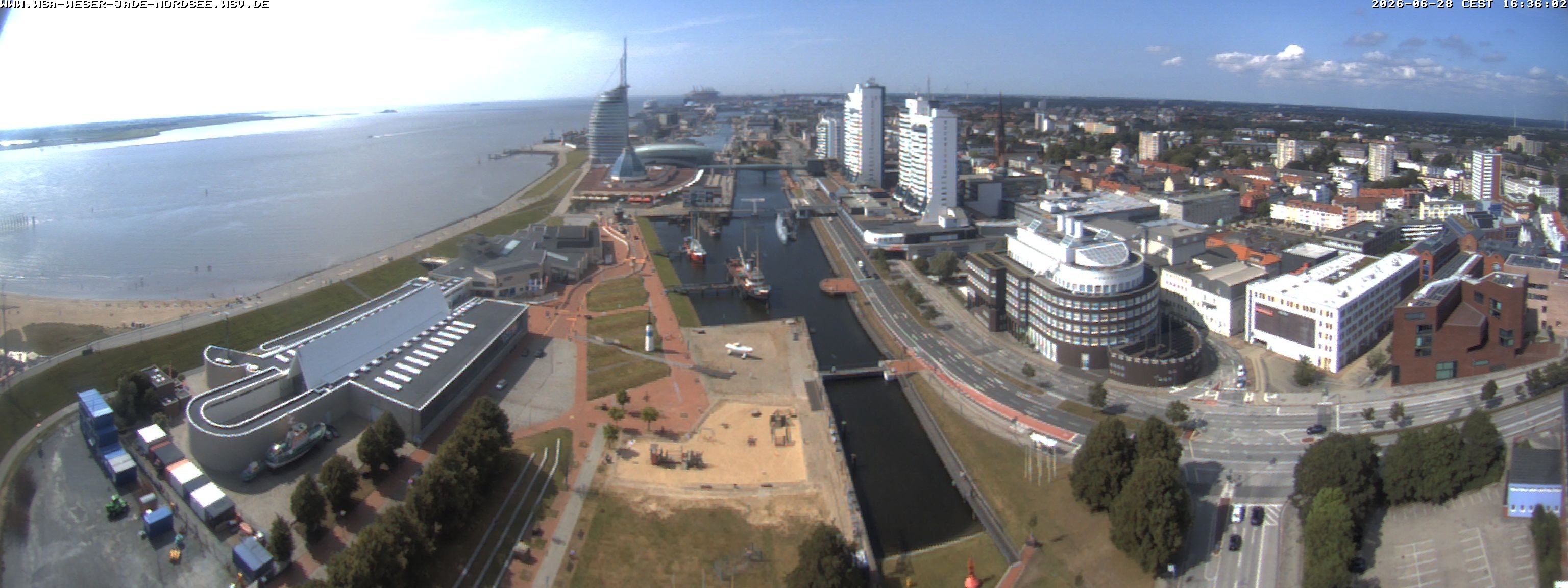 Archiv Foto Webcam Bremerhaven: Alter und Neuer Hafen